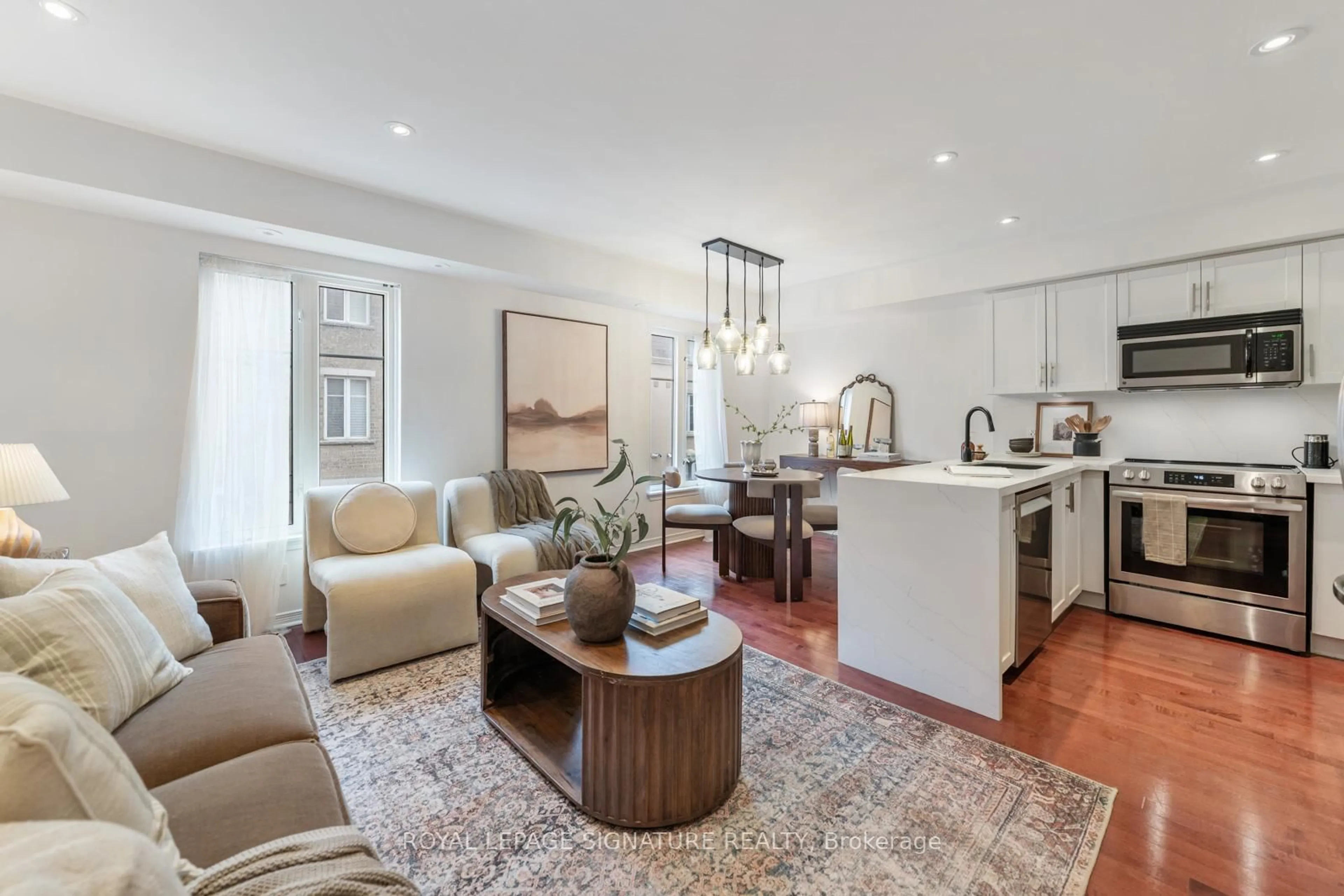 Living room with furniture, unknown for 26 Western Battery Rd #223, Toronto Ontario M6K 3N9