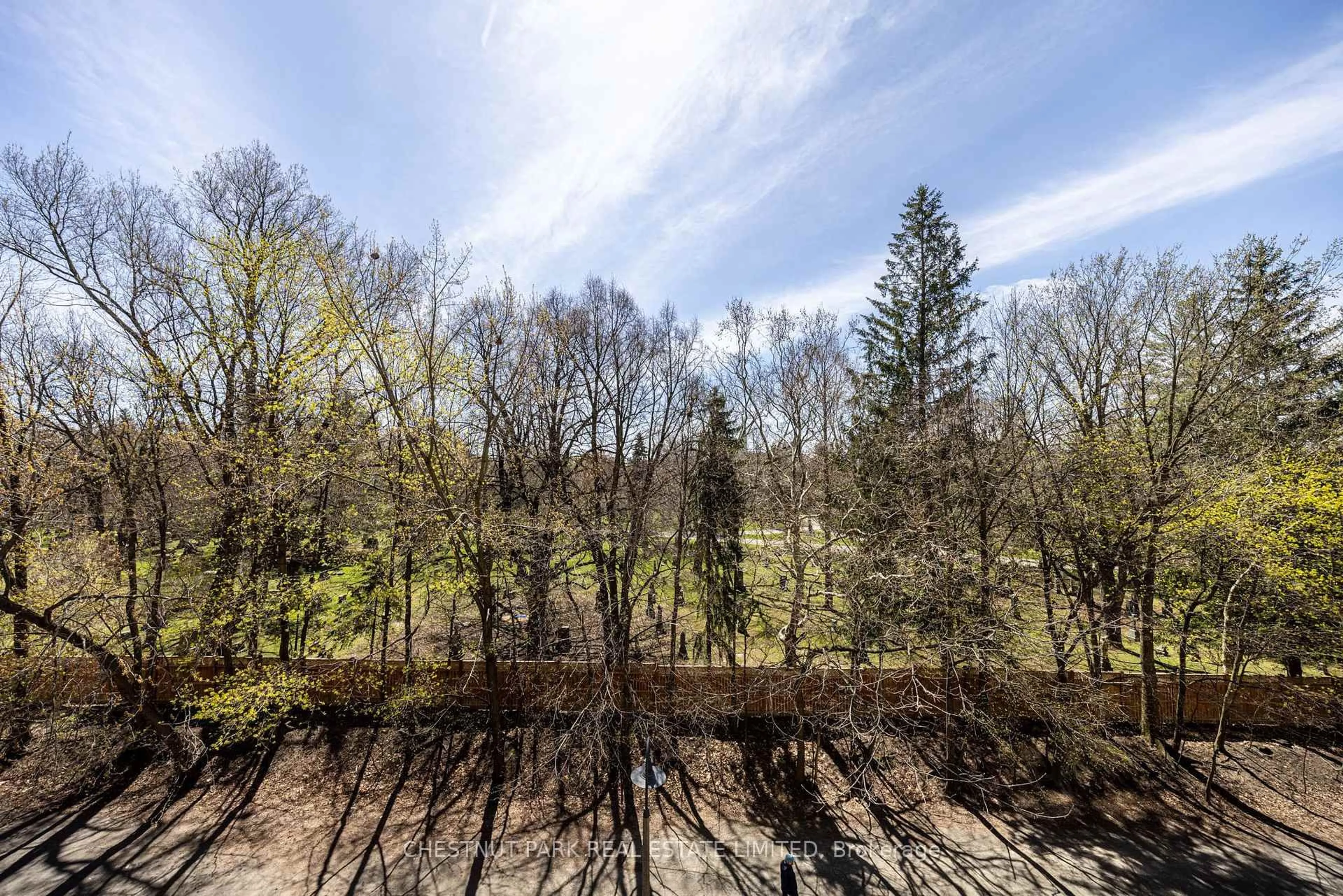 A pic from outside/outdoor area/front of a property/back of a property/a pic from drone, forest/trees view for 119 Merton St #422, Toronto Ontario M4S 3G5