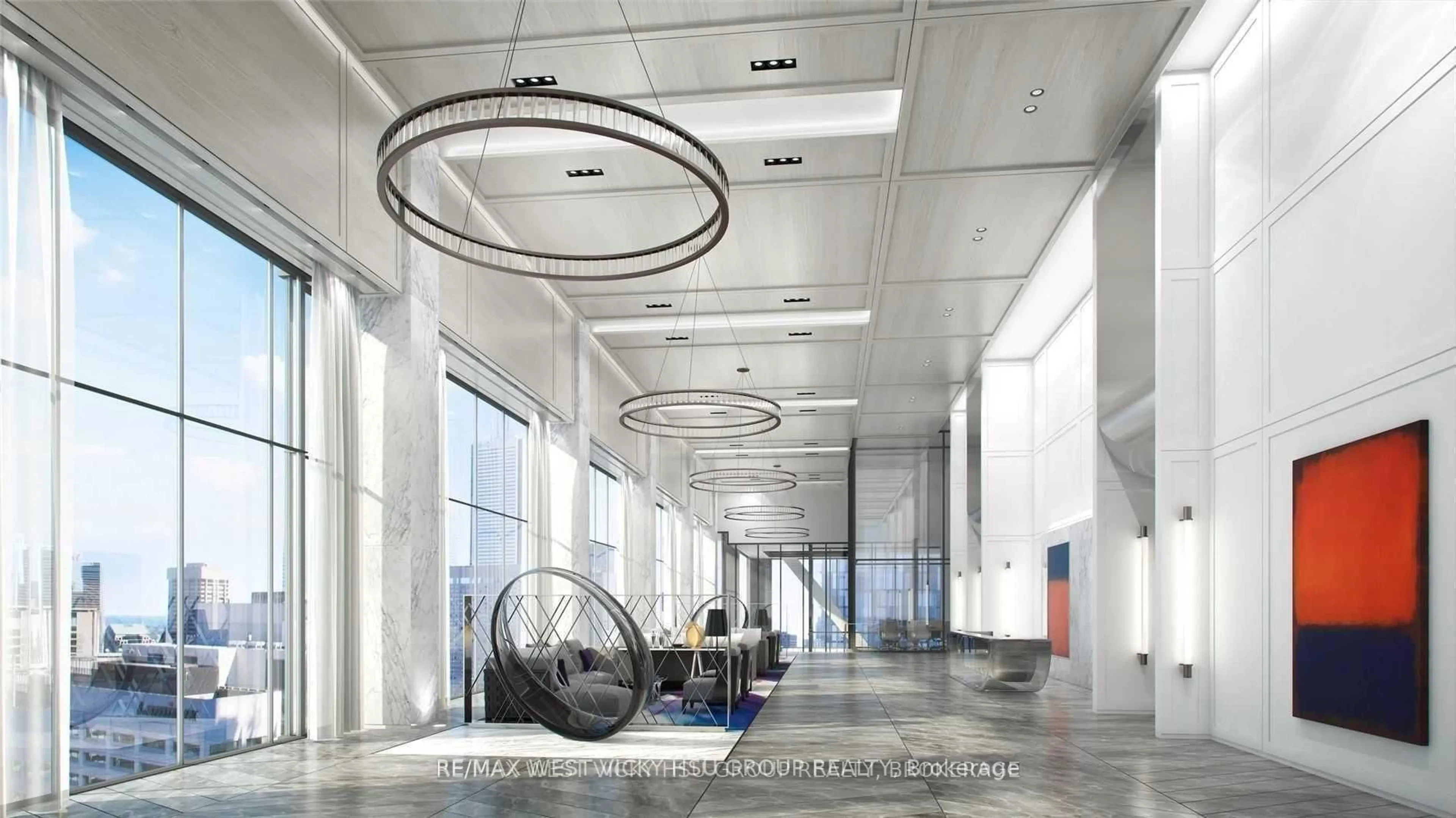 Indoor foyer for 488 University Ave #5302, Toronto Ontario M5G 0C1