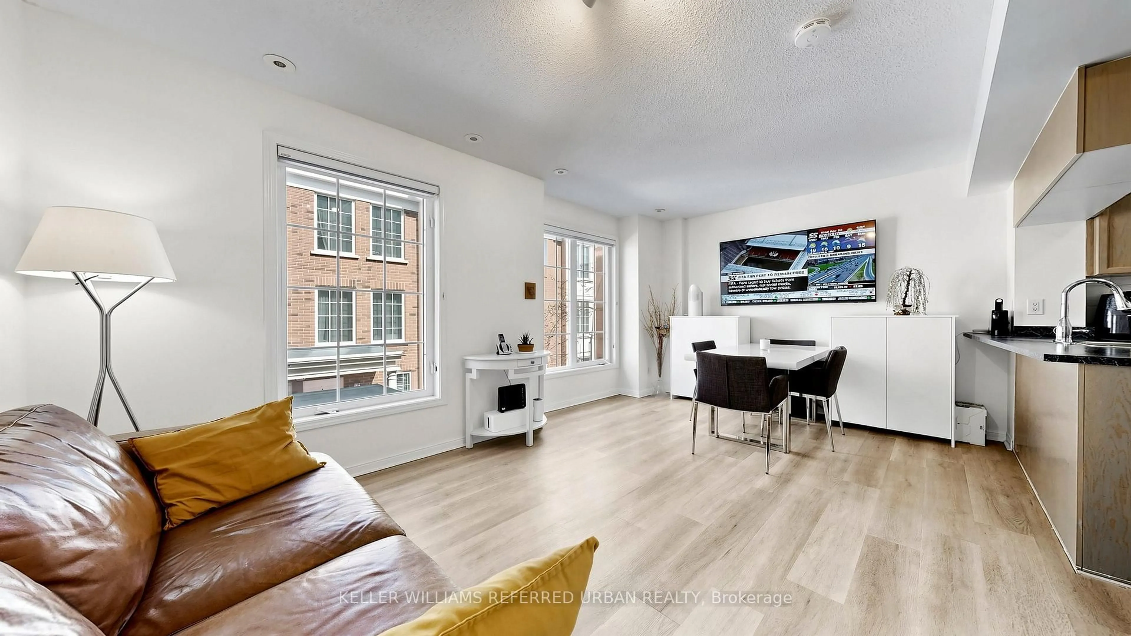 Living room with furniture, unknown for 3 Everson Dr #254, Toronto Ontario M2N 7L4