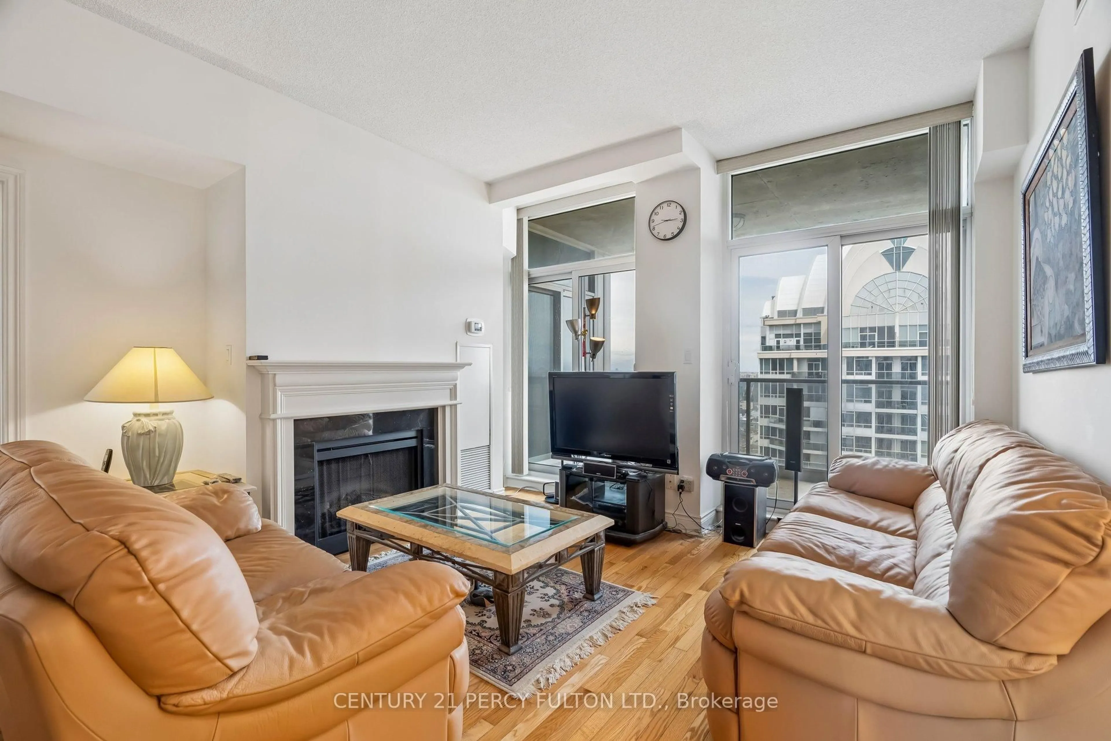 Living room with furniture, unknown for 1 Rean Dr #2703, Toronto Ontario M2K 3C1