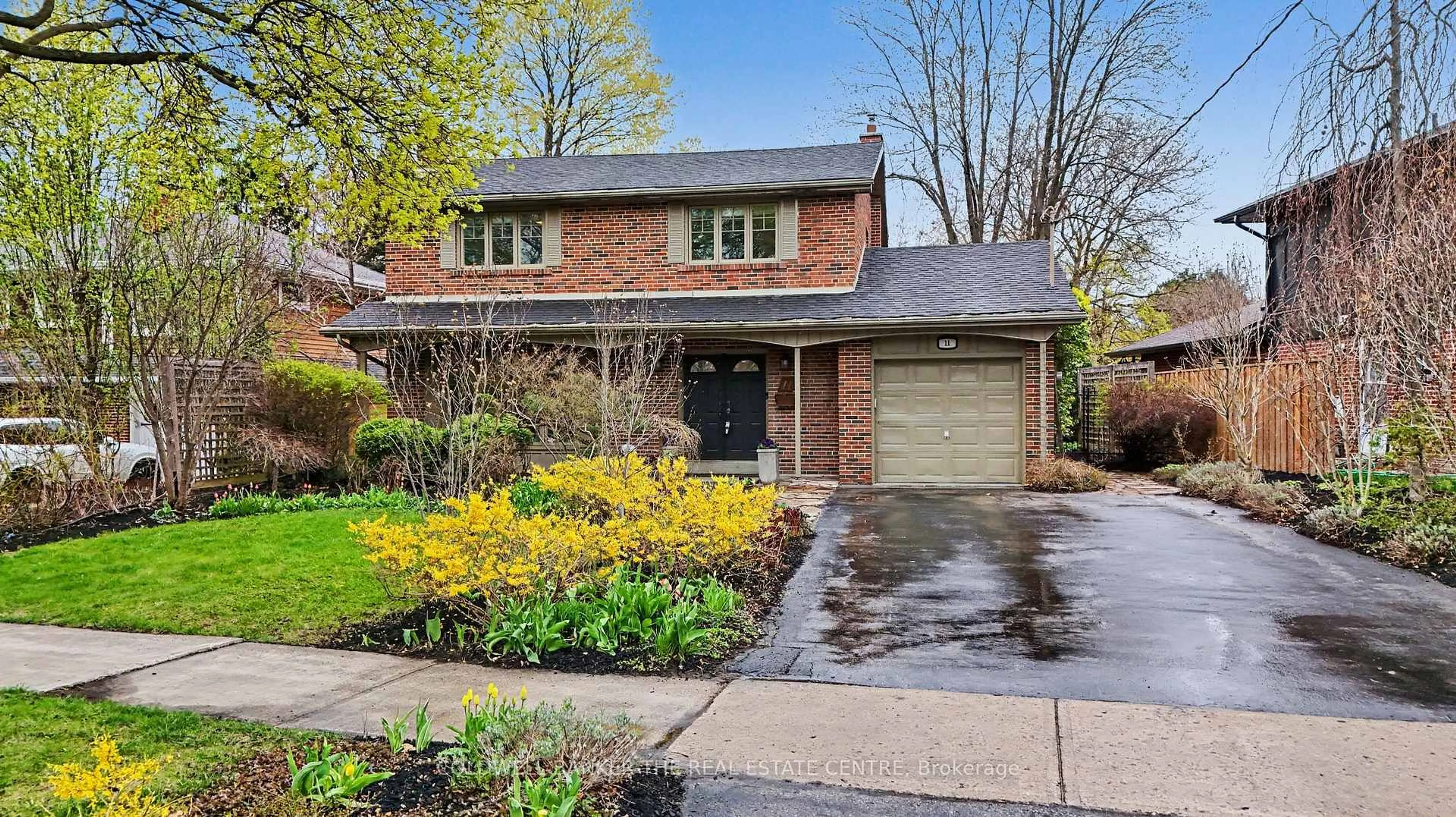 Home with brick exterior material, street for 11 Dunlace Dr, Toronto Ontario M2L 2R8