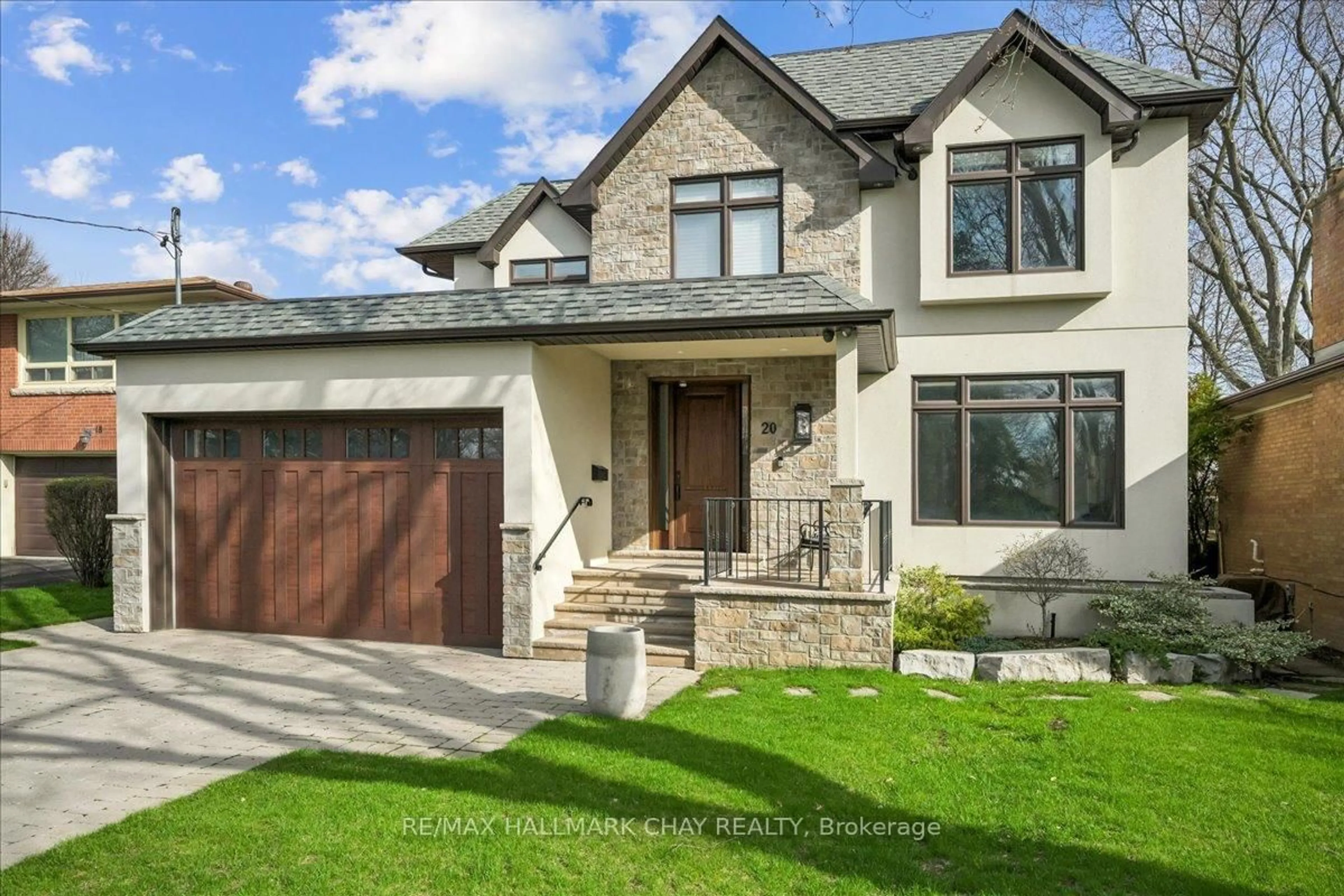 Home with brick exterior material, street for 20 Ealing Dr, Toronto Ontario M2L 2R5