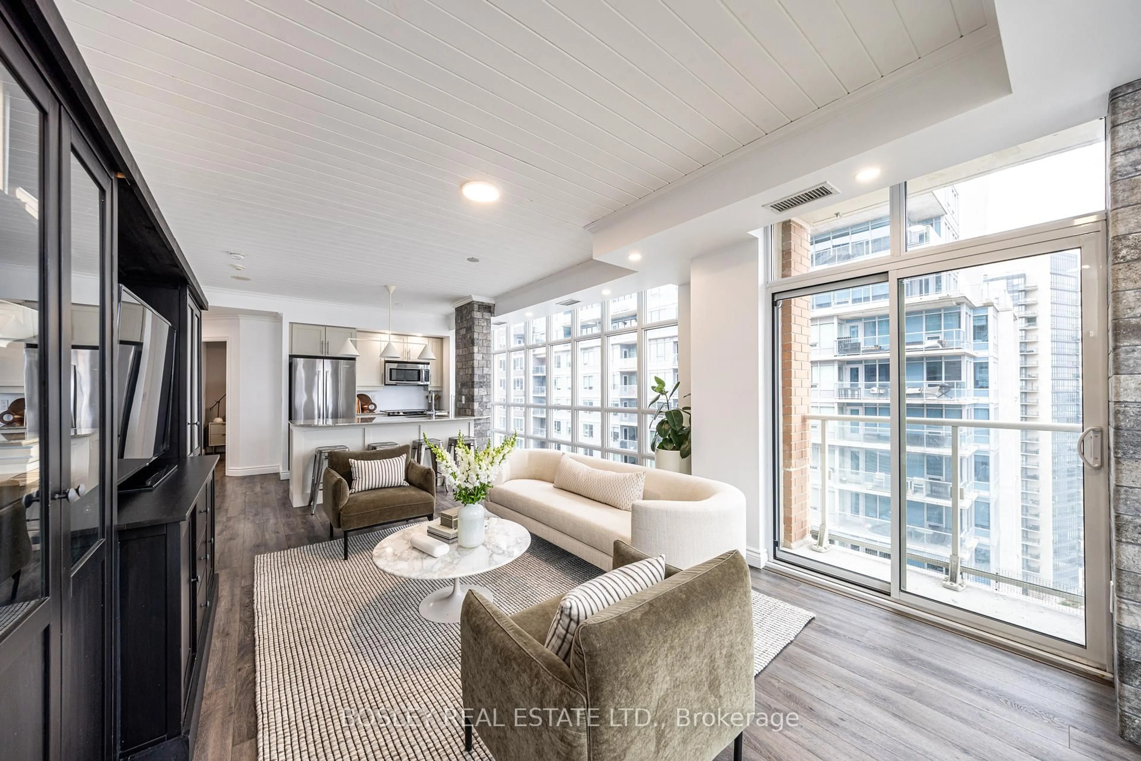 Living room with furniture, unknown for 65 East Liberty St #1902, Toronto Ontario M6K 3R2