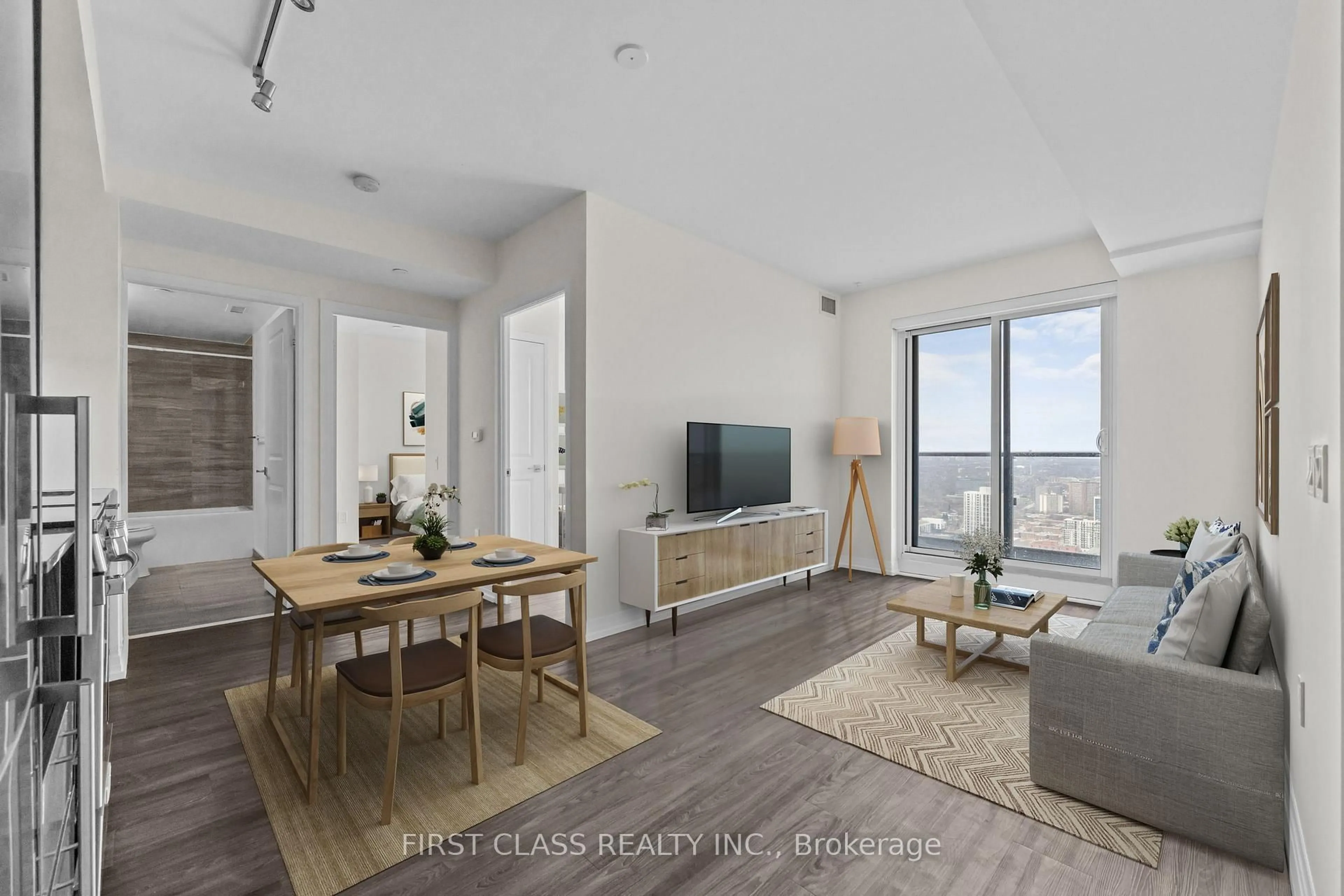 Living room with furniture, unknown for 251 Jarvis St #4613, Toronto Ontario M5B 0C3