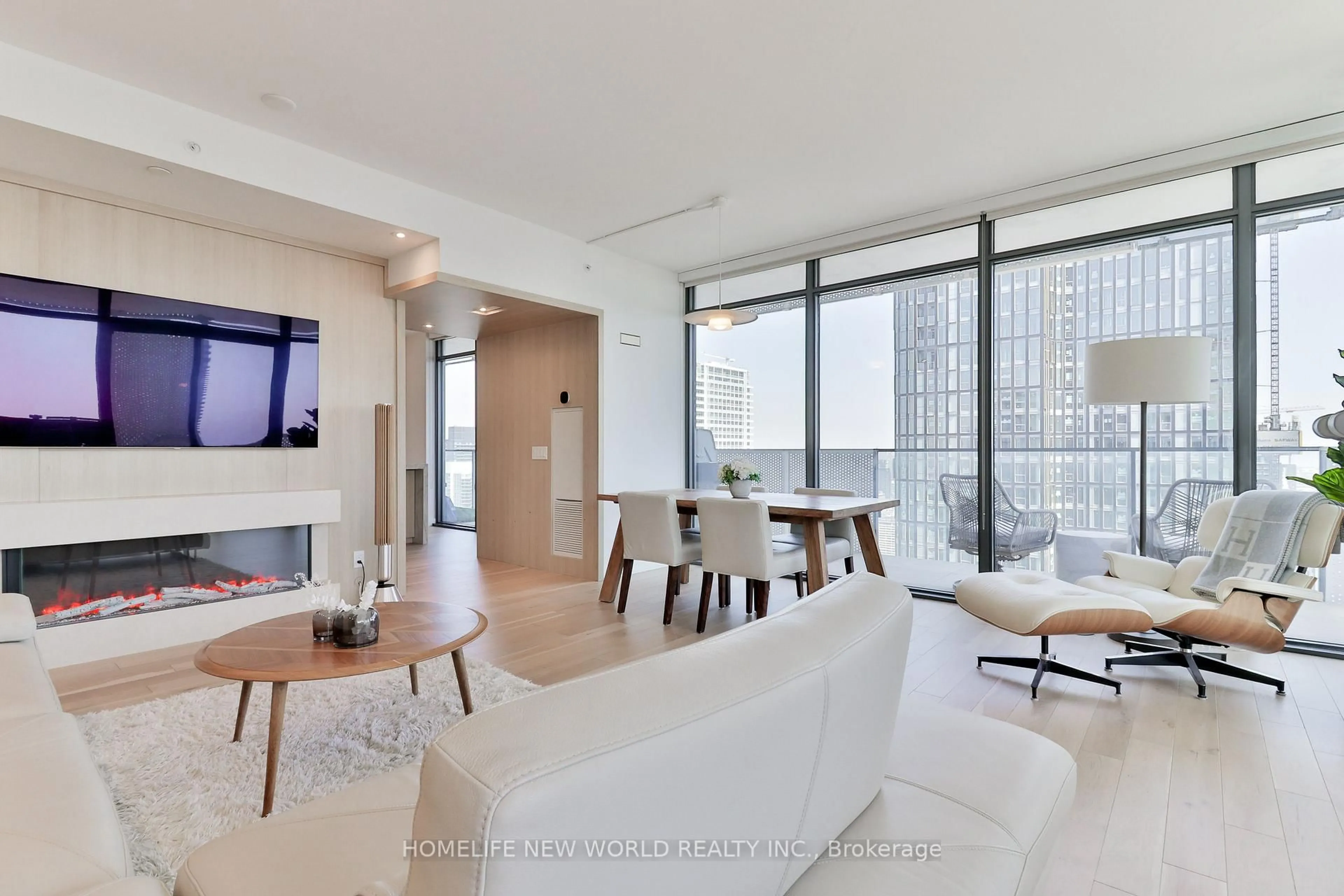 Living room with furniture, unknown for 20 Lombard St #4202, Toronto Ontario M5C 0A7