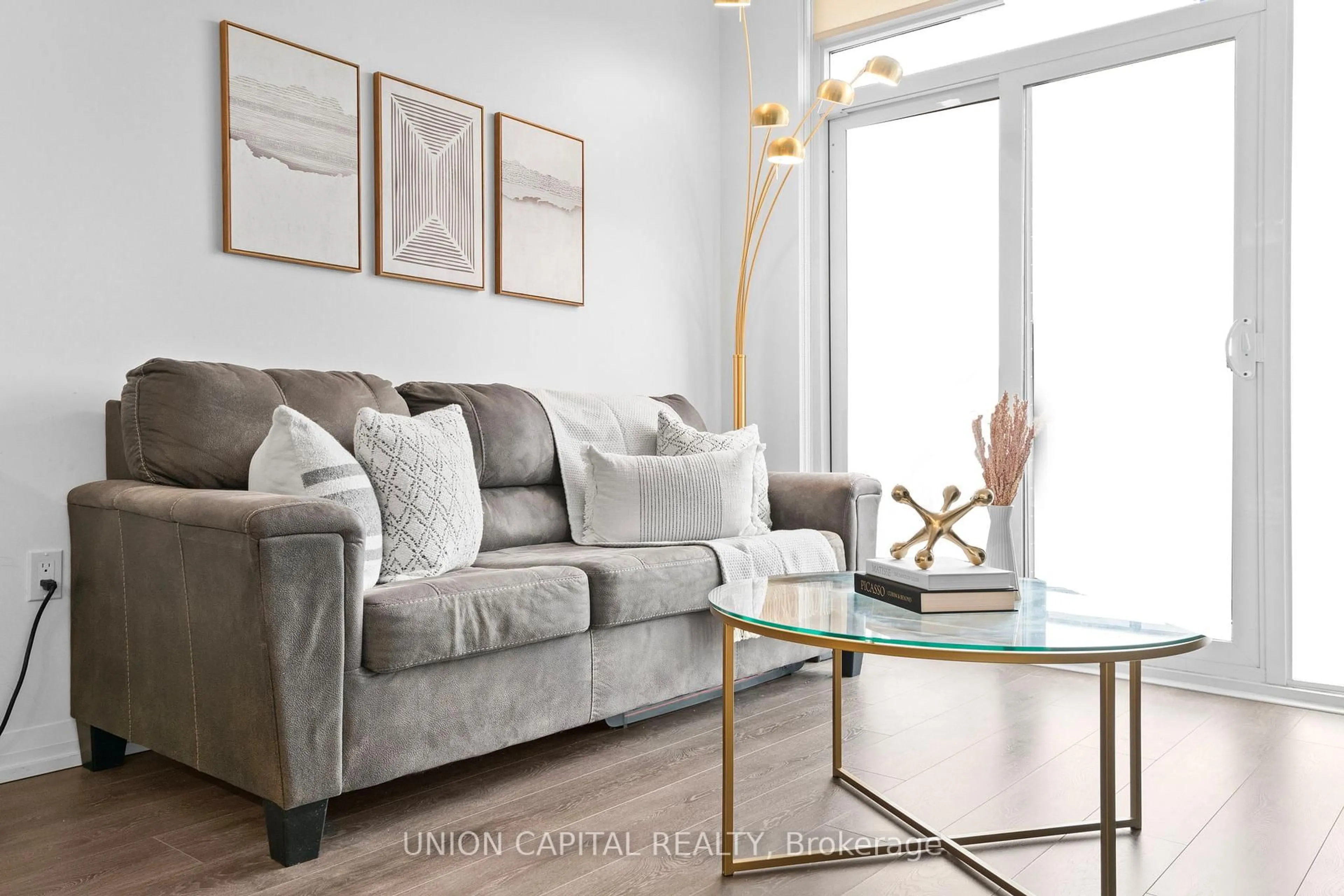 Living room with furniture, unknown for 50 Ann O'reilly Rd #310, Toronto Ontario M2J 0C9
