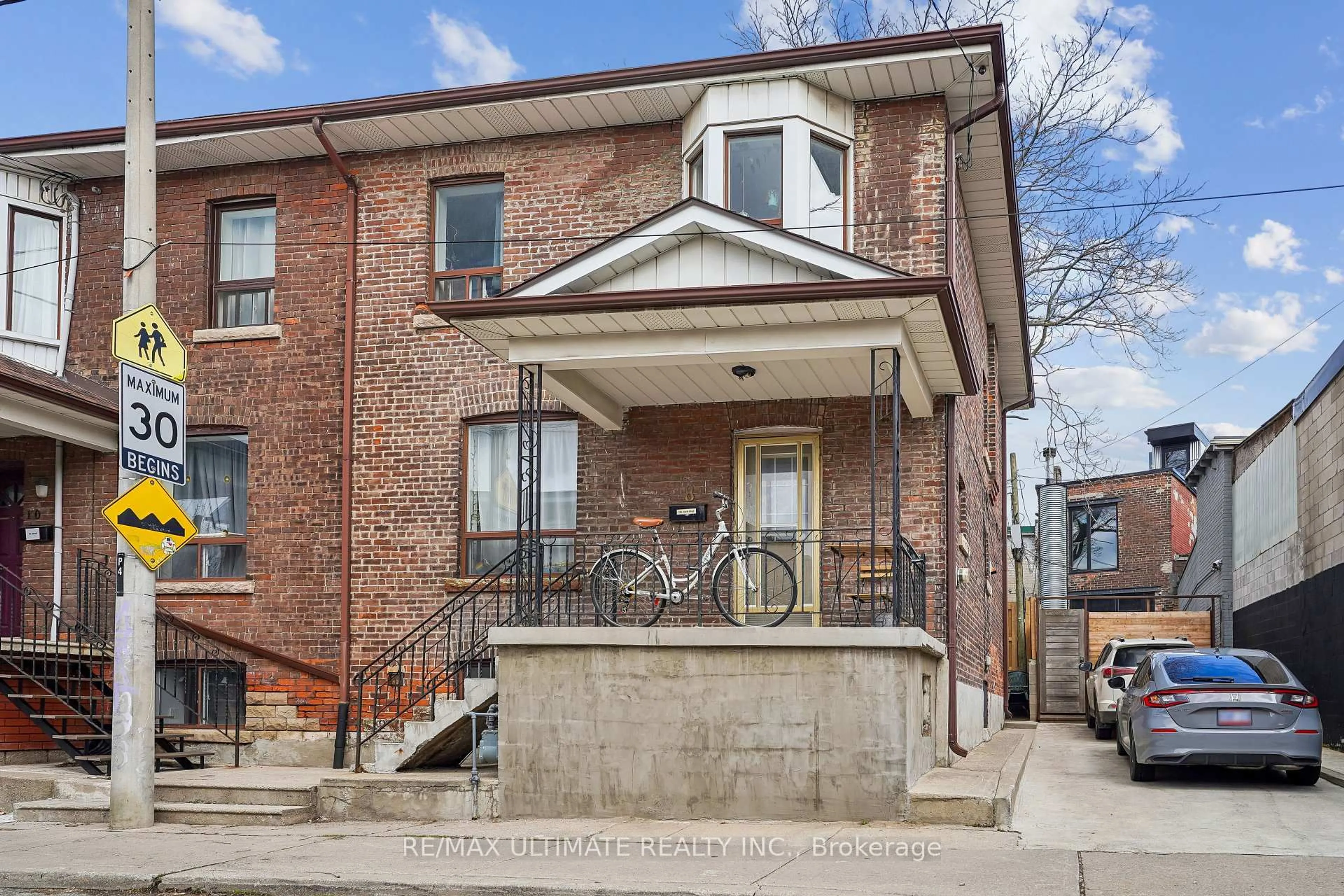 Home with brick exterior material, street for 8 Hickson St, Toronto Ontario M6K 1T3