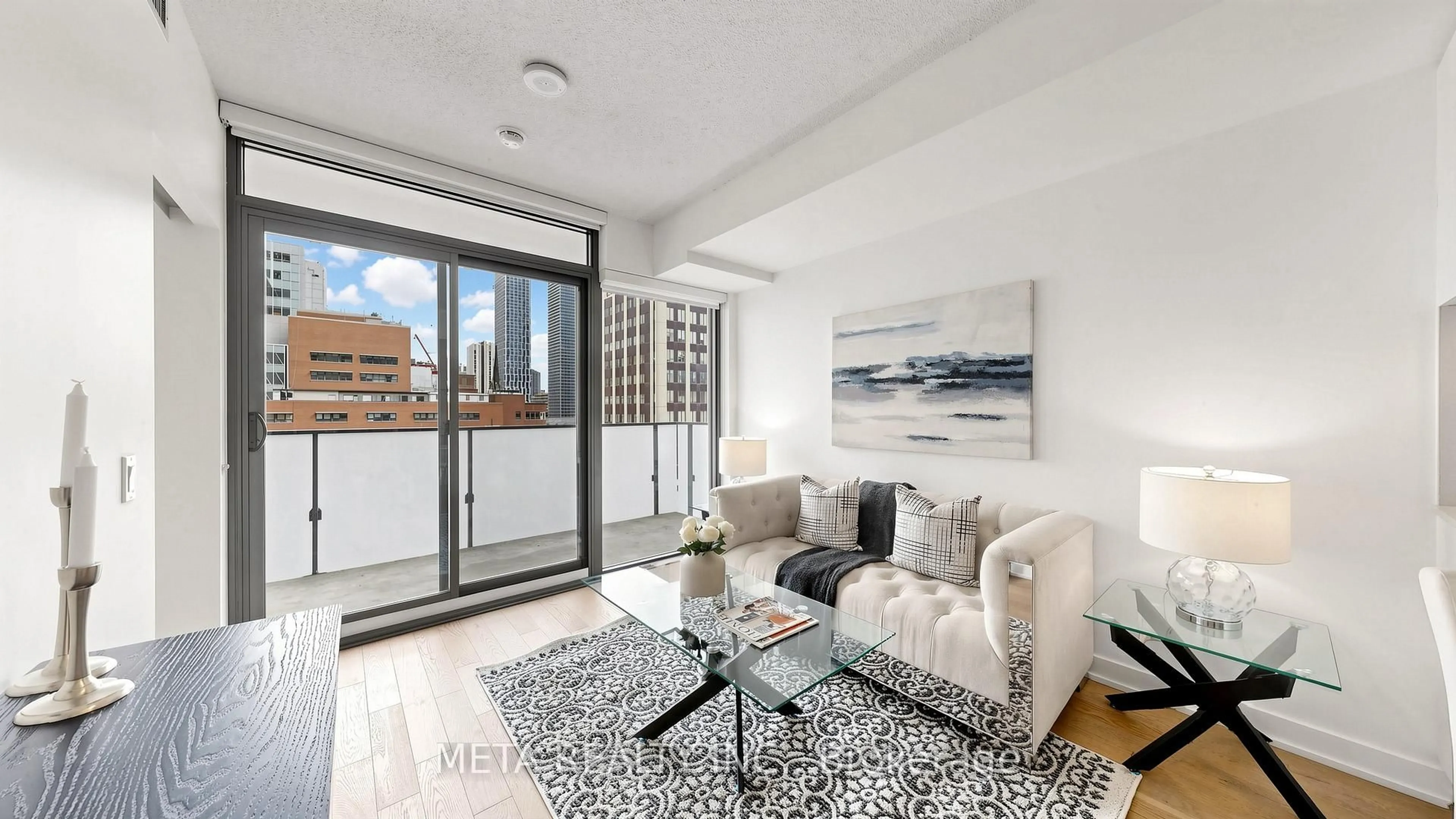 Living room with furniture, unknown for 25 Richmond St #916, Toronto Ontario M5C 0A6