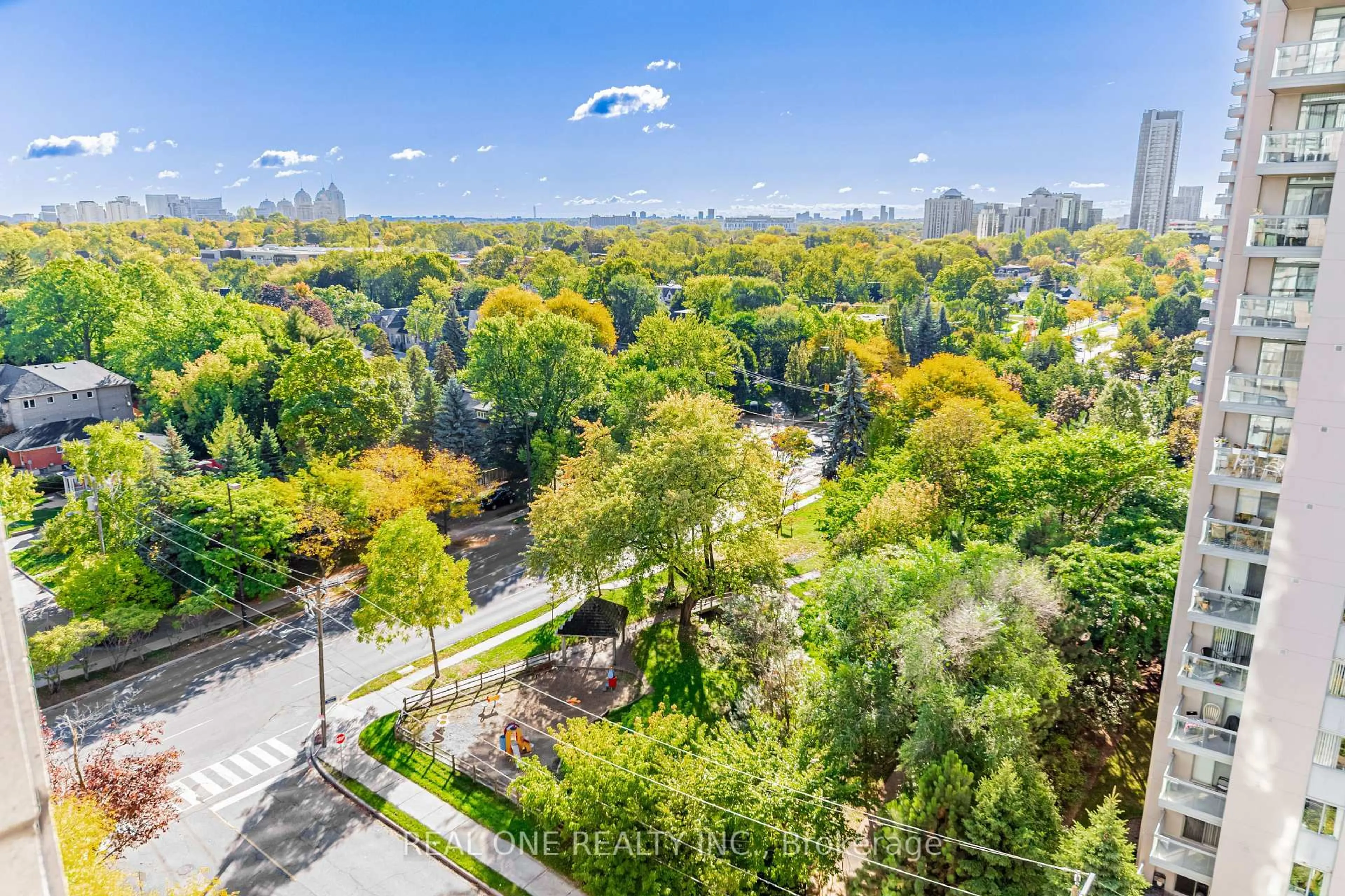 A pic from outside/outdoor area/front of a property/back of a property/a pic from drone, unknown for 238 Doris Ave #1503, Toronto Ontario M2N 6W1
