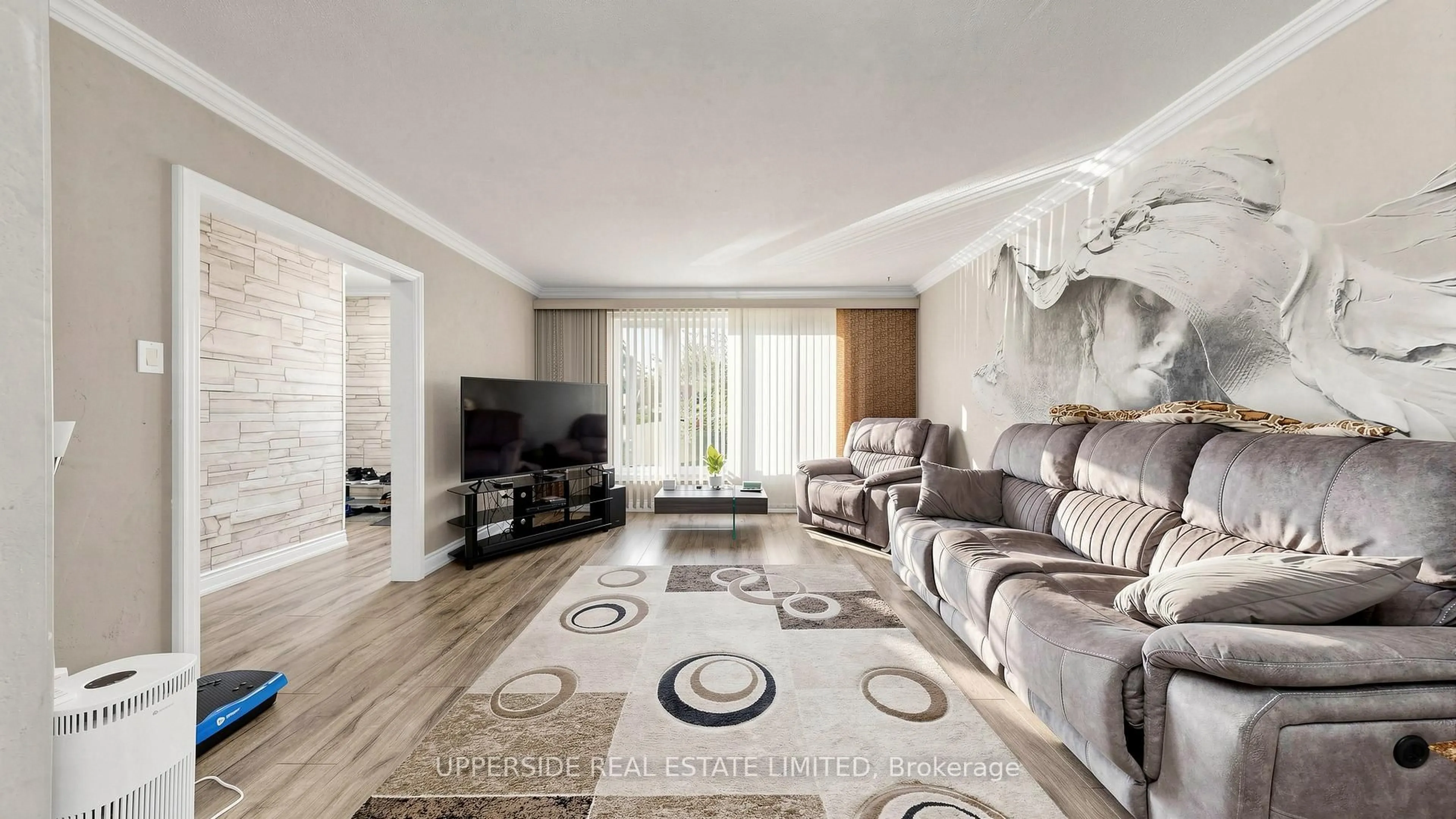 Living room with furniture, unknown for 60 Elise Terr, Toronto Ontario M2R 2X1