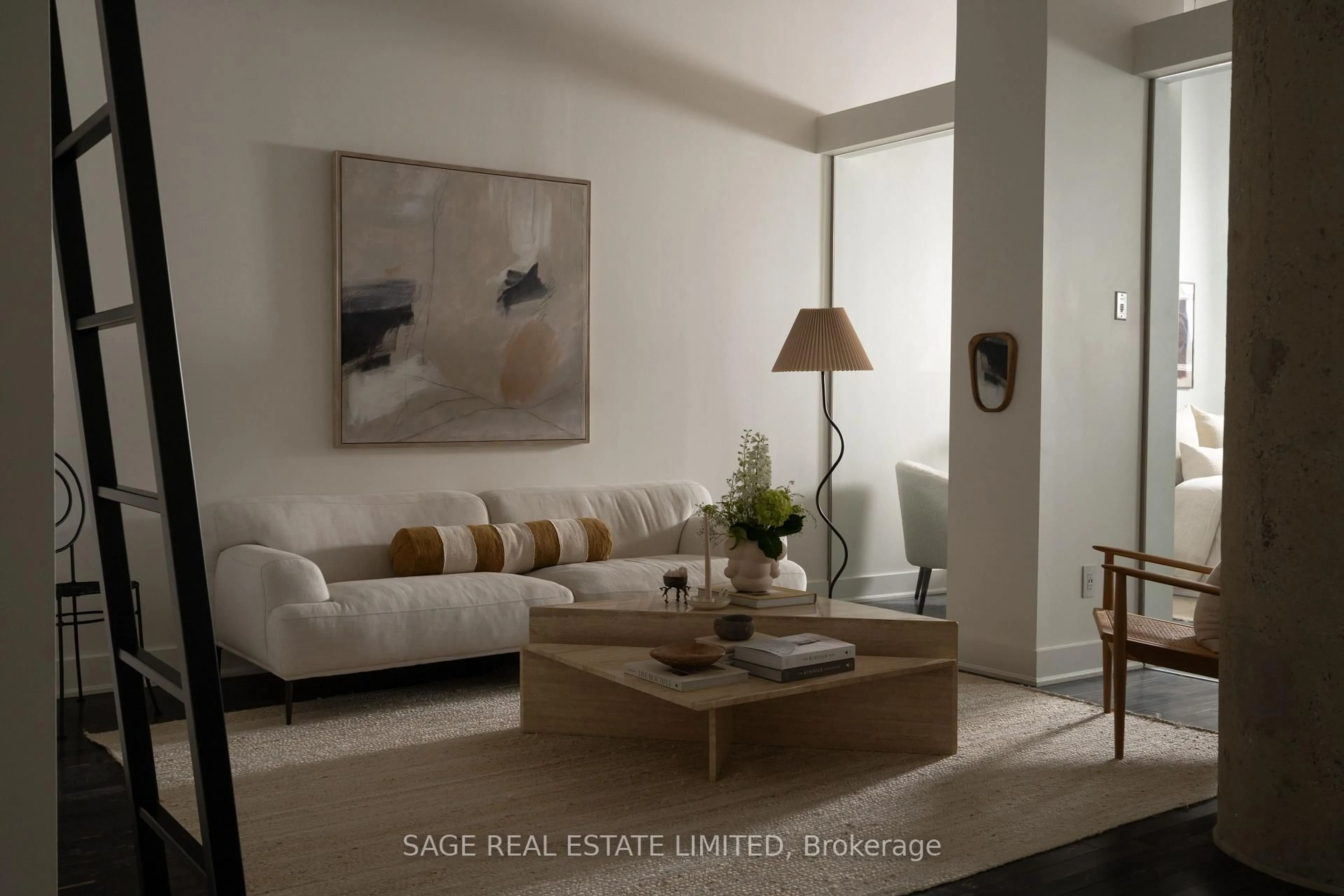 Living room with furniture, unknown for 637 Lake Shore Blvd #318, Toronto Ontario M5V 3J6