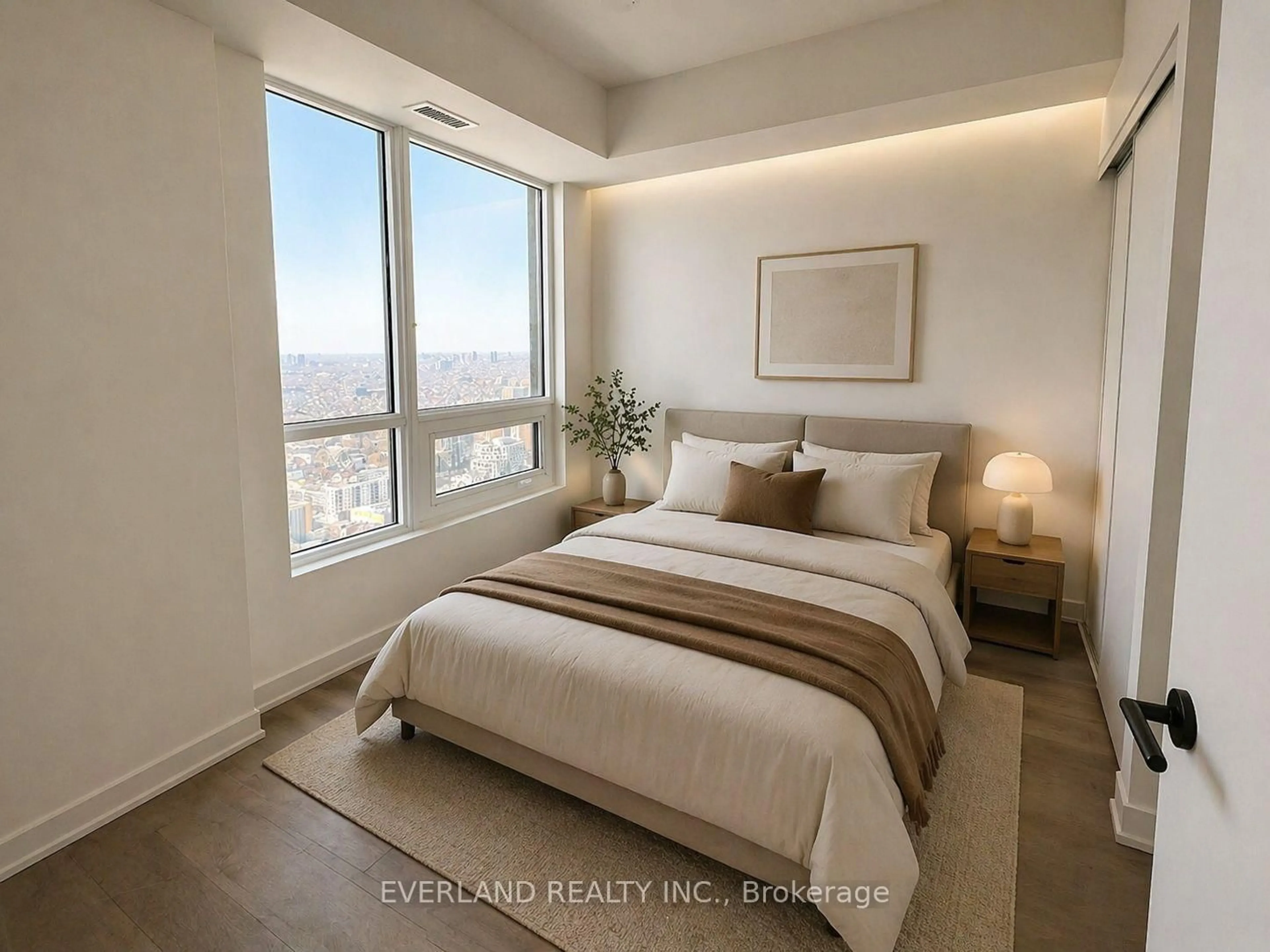 Bedroom with bed, unknown for 108 Peter St #4211, Toronto Ontario M5V 0W2