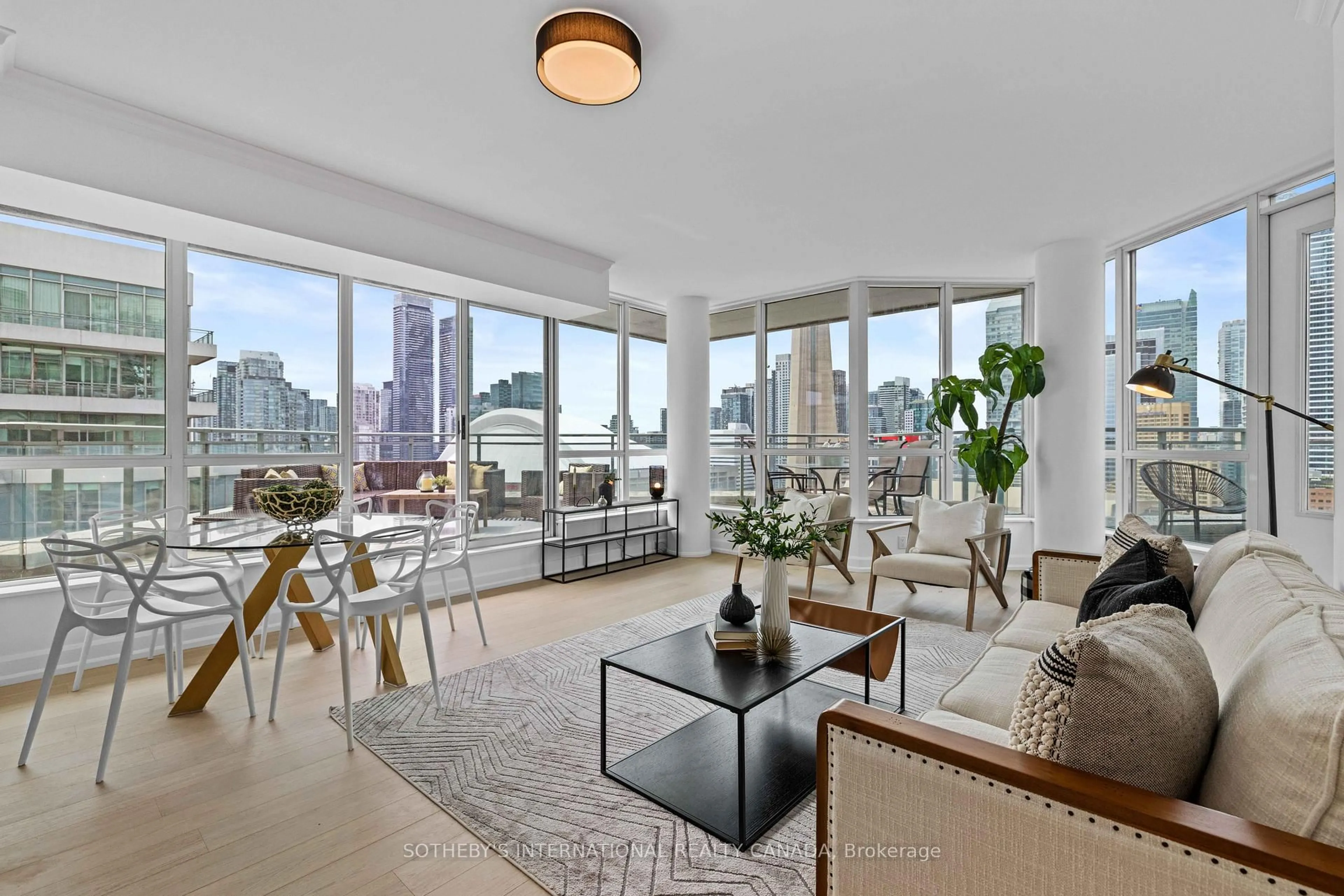 Living room with furniture, unknown for 228 Queens Quay #2608, Toronto Ontario M5J 1B5