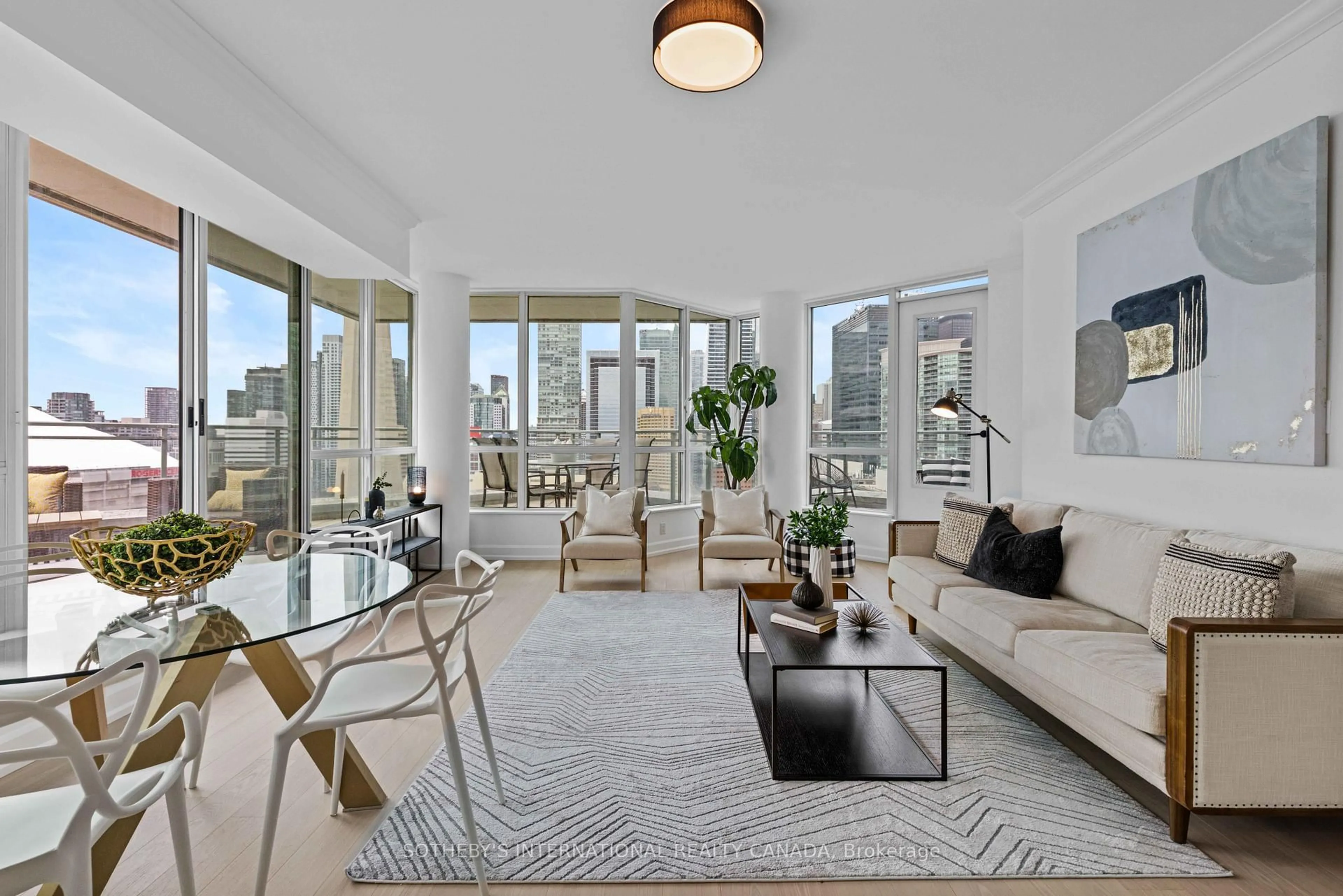 Living room with furniture, unknown for 228 Queens Quay #2608, Toronto Ontario M5J 1B5