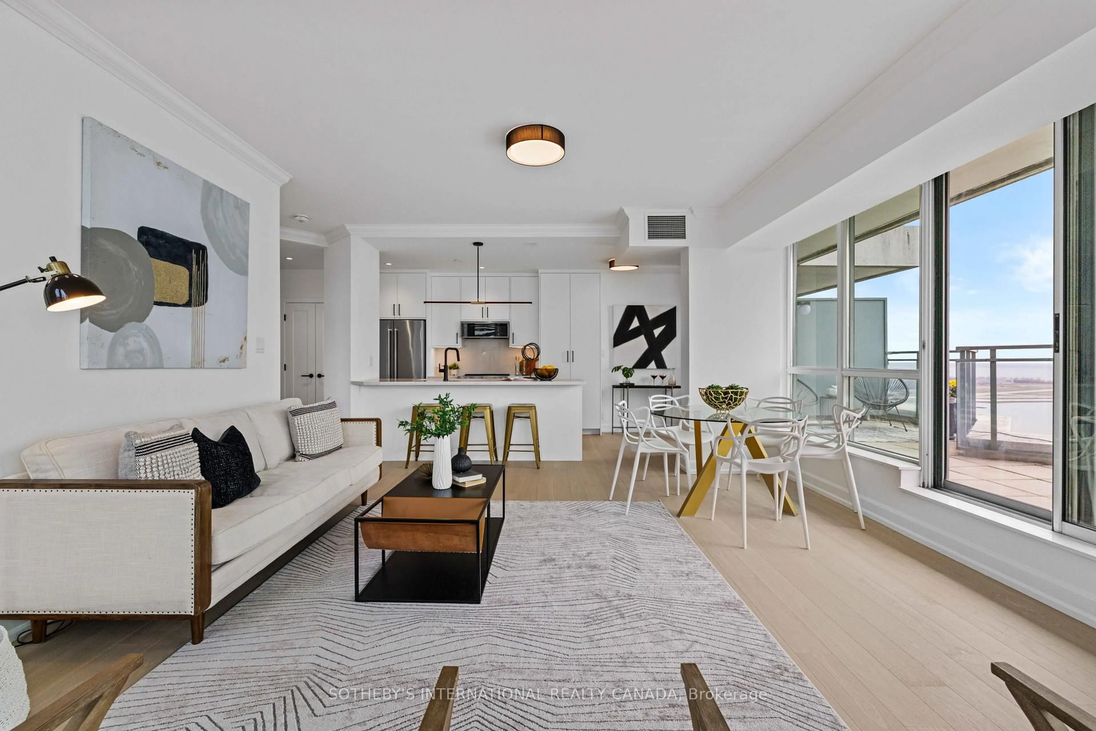 Living room with furniture, unknown for 228 Queens Quay #2608, Toronto Ontario M5J 1B5