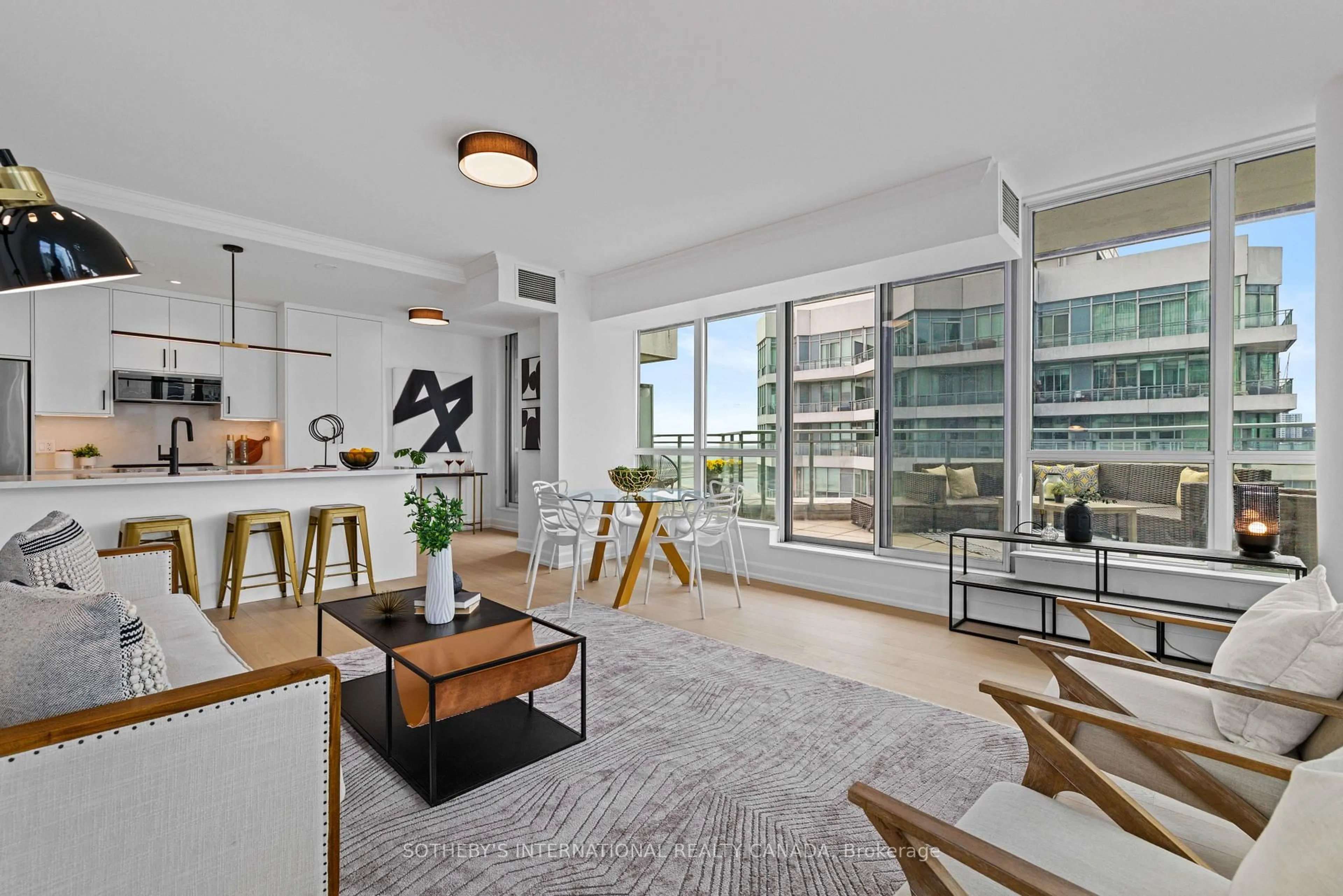 Living room with furniture, unknown for 228 Queens Quay #2608, Toronto Ontario M5J 1B5
