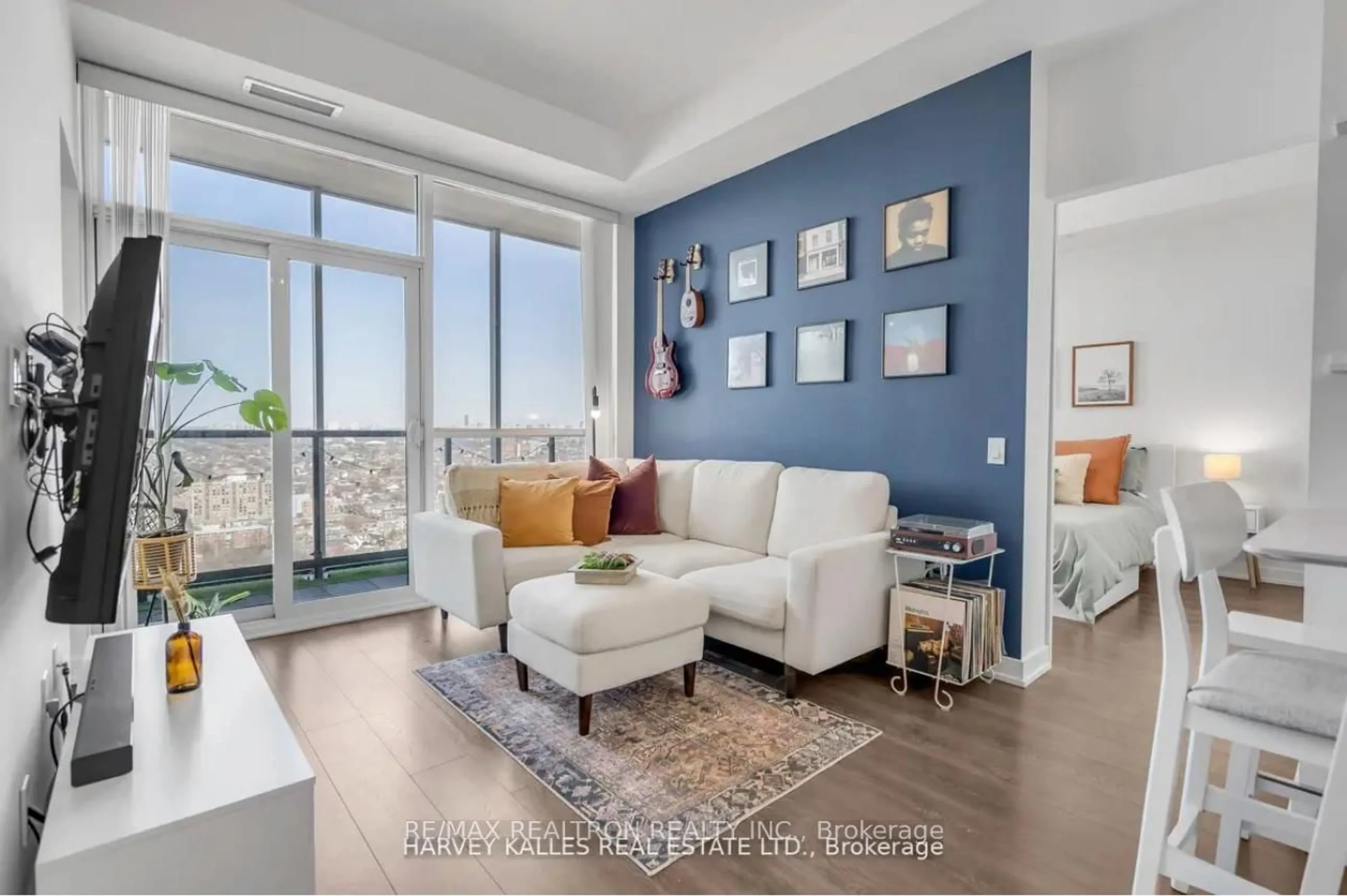 Living room with furniture, unknown for 30 Ordnance St #2704, Toronto Ontario M6K 0C8