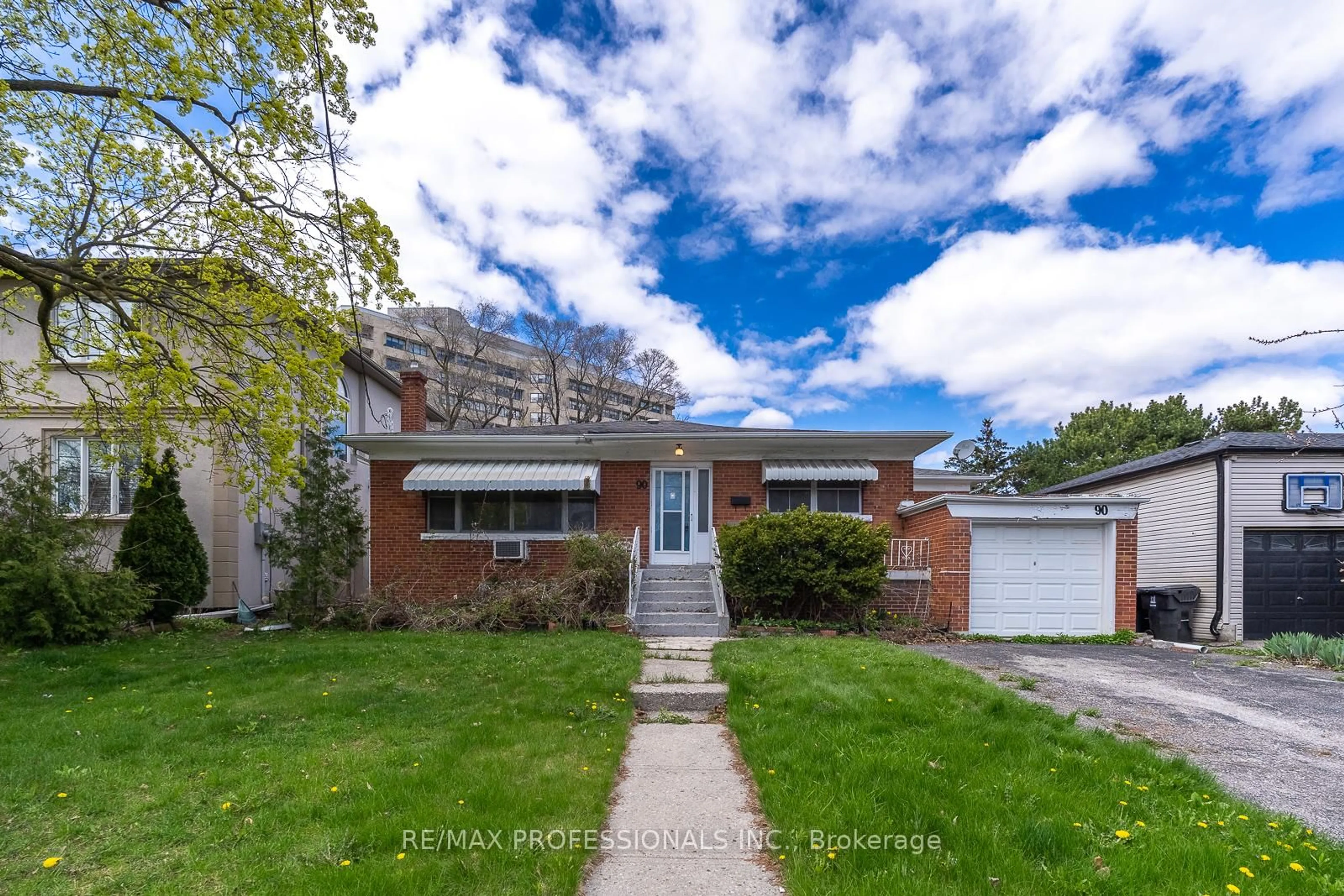 Home with brick exterior material, street for 90 Baycrest Ave, Toronto Ontario M6A 1W3