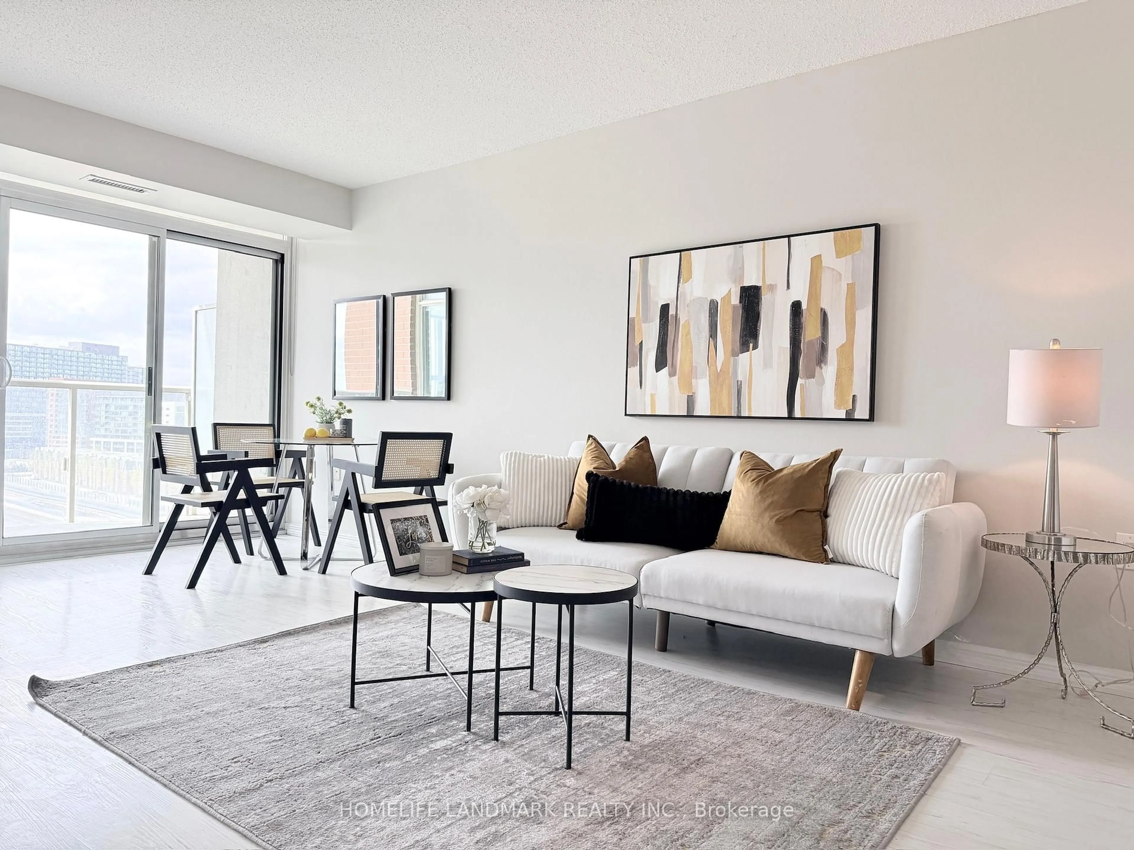 Living room with furniture, unknown for 125 Western Battery Rd #1111, Toronto Ontario M6K 3R8