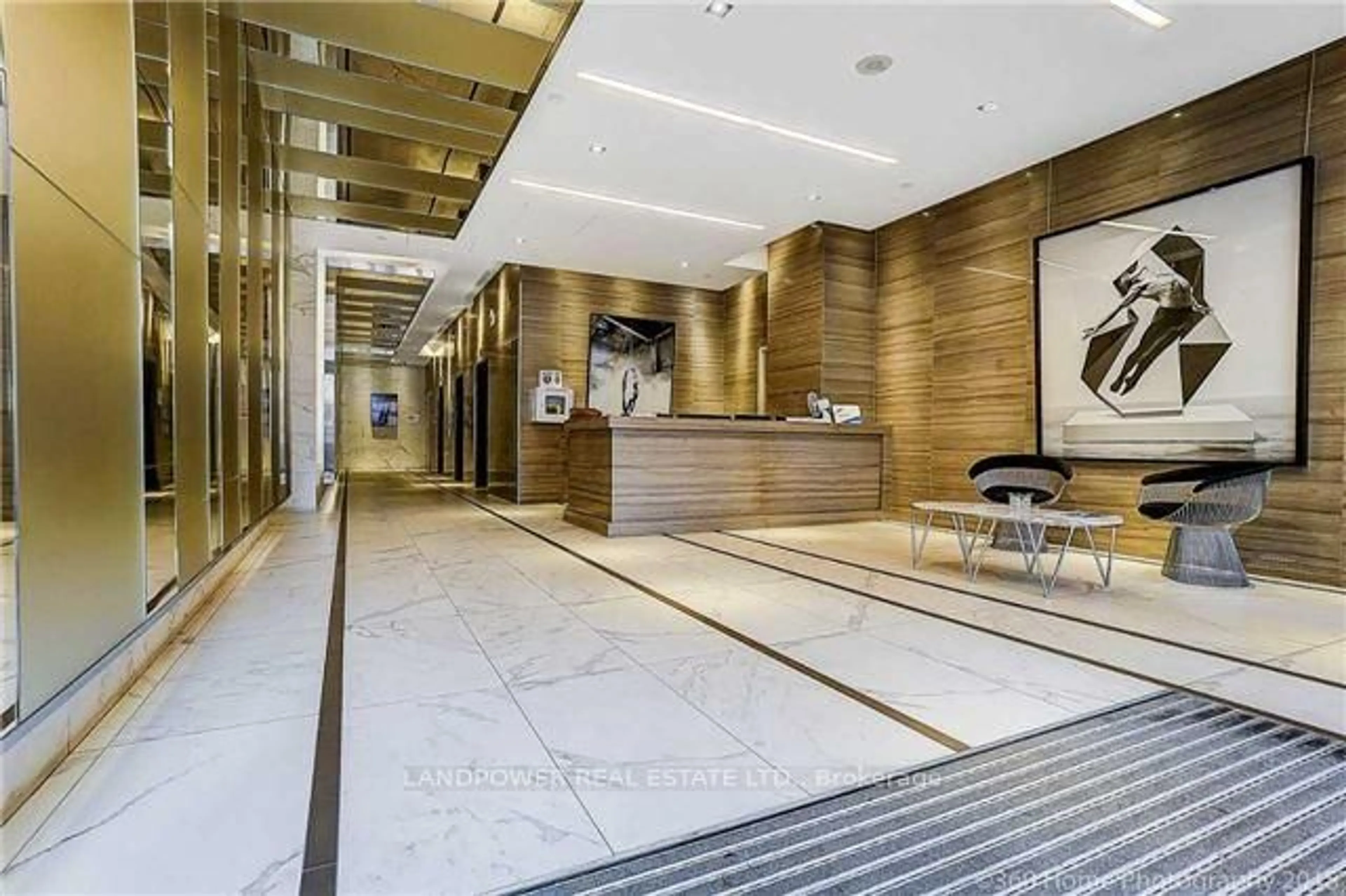 Lobby for 1 The Esplanade #2707, Toronto Ontario M5E 0A8