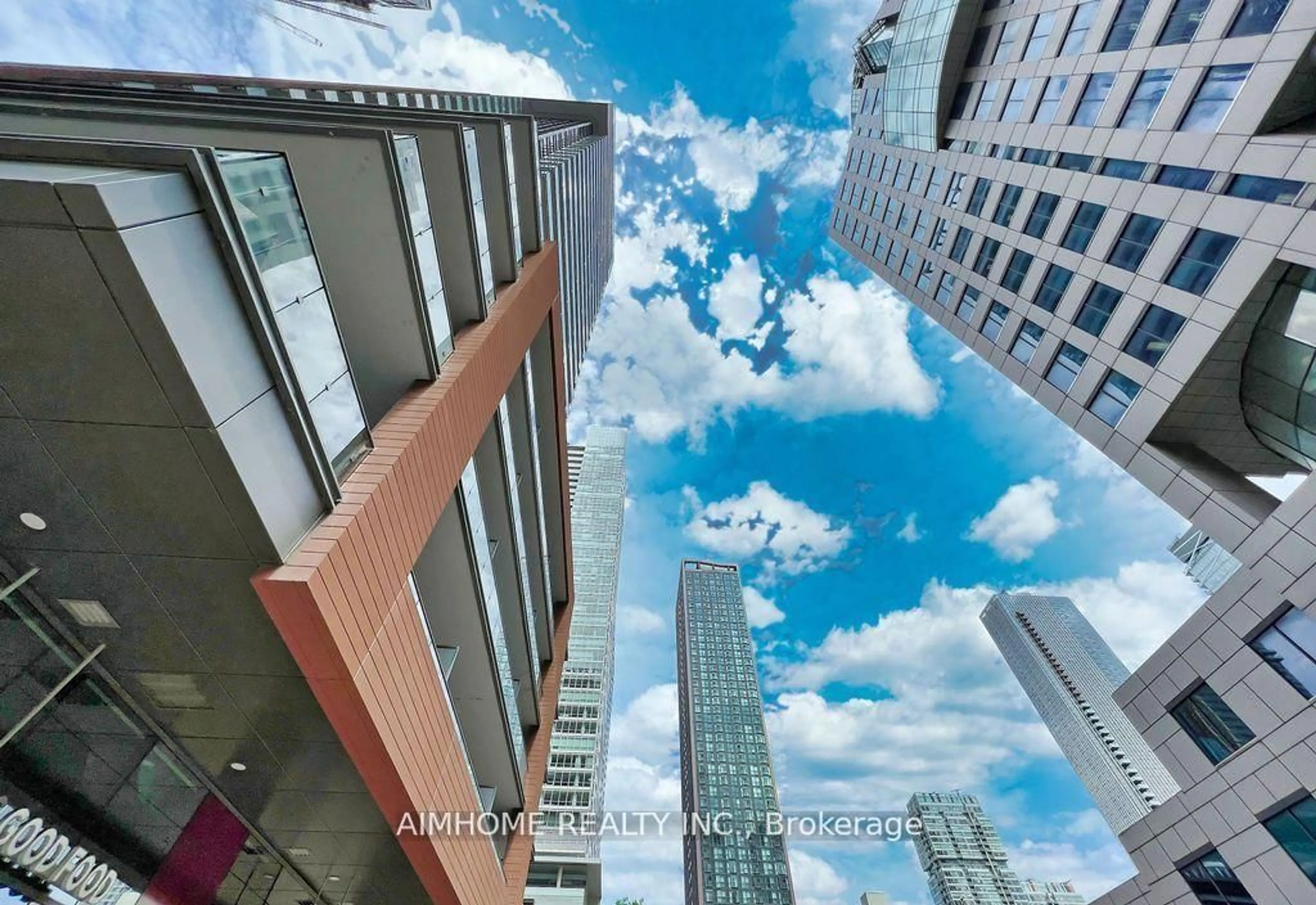 A pic from outside/outdoor area/front of a property/back of a property/a pic from drone, city buildings view from balcony for 8 Mercer St #2212, Toronto Ontario M5V 0C4