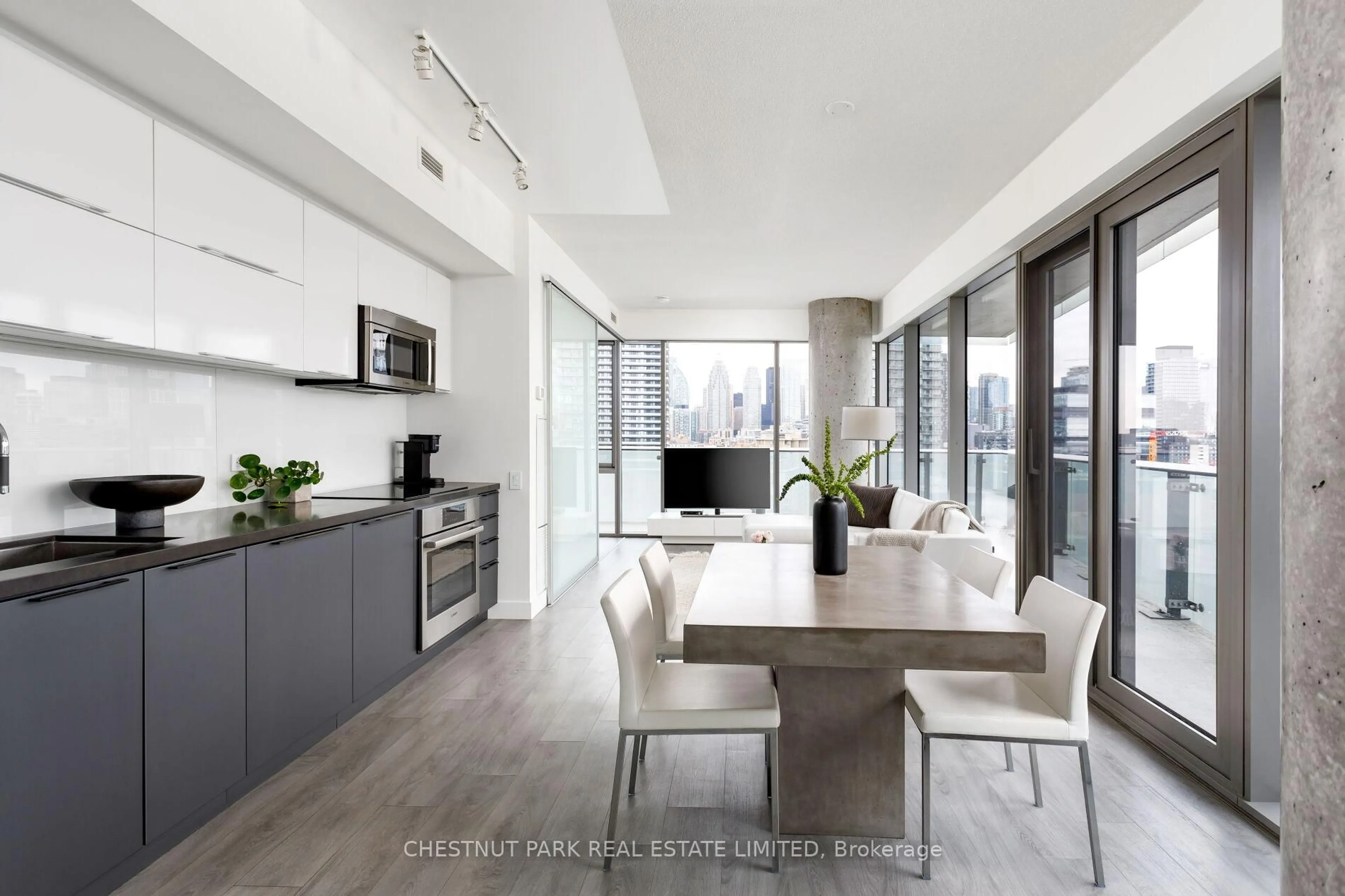 Open concept kitchen, unknown for 70 Distillery Lane #1302, Toronto Ontario M5A 0E3