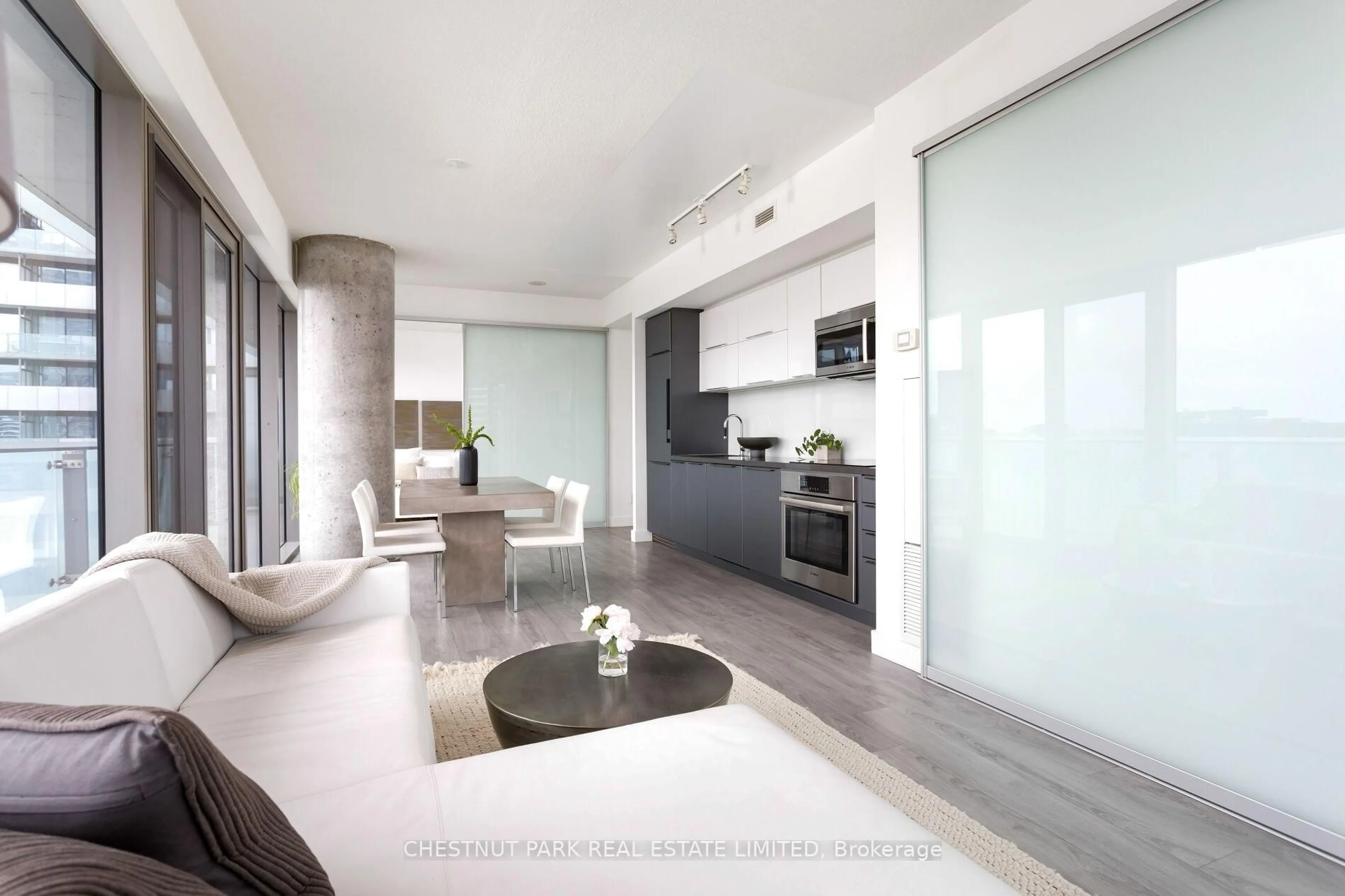 Living room with furniture, unknown for 70 Distillery Lane #1302, Toronto Ontario M5A 0E3