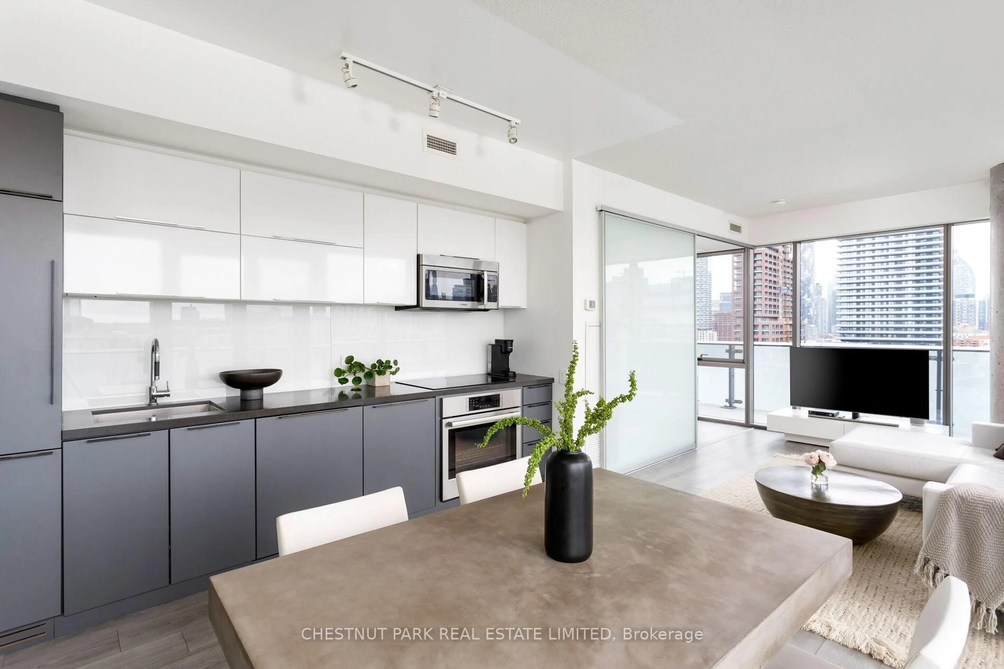 Open concept kitchen, unknown for 70 Distillery Lane #1302, Toronto Ontario M5A 0E3