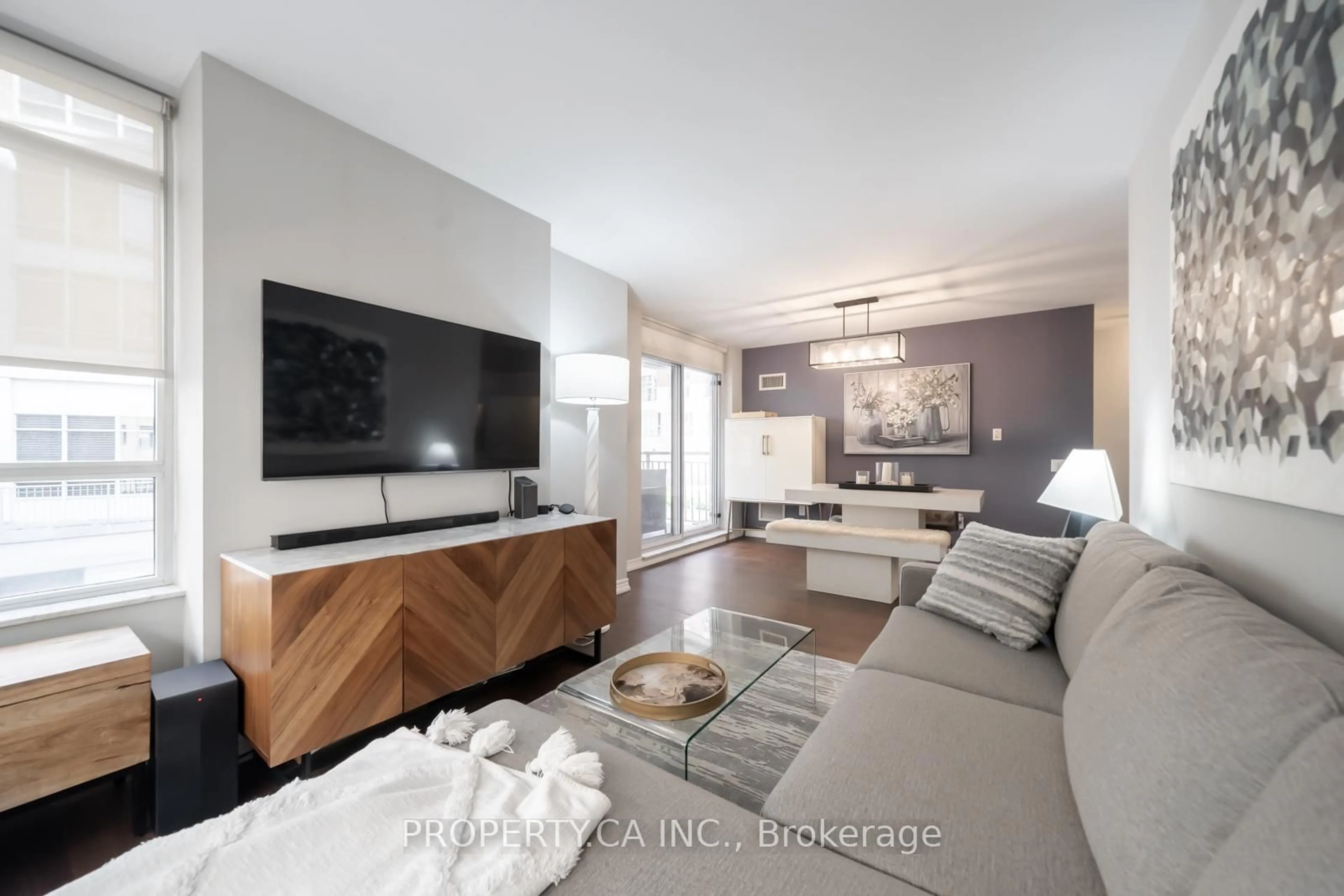 Living room with furniture, unknown for 60 St Clair Ave #202, Toronto Ontario M4V 1M1