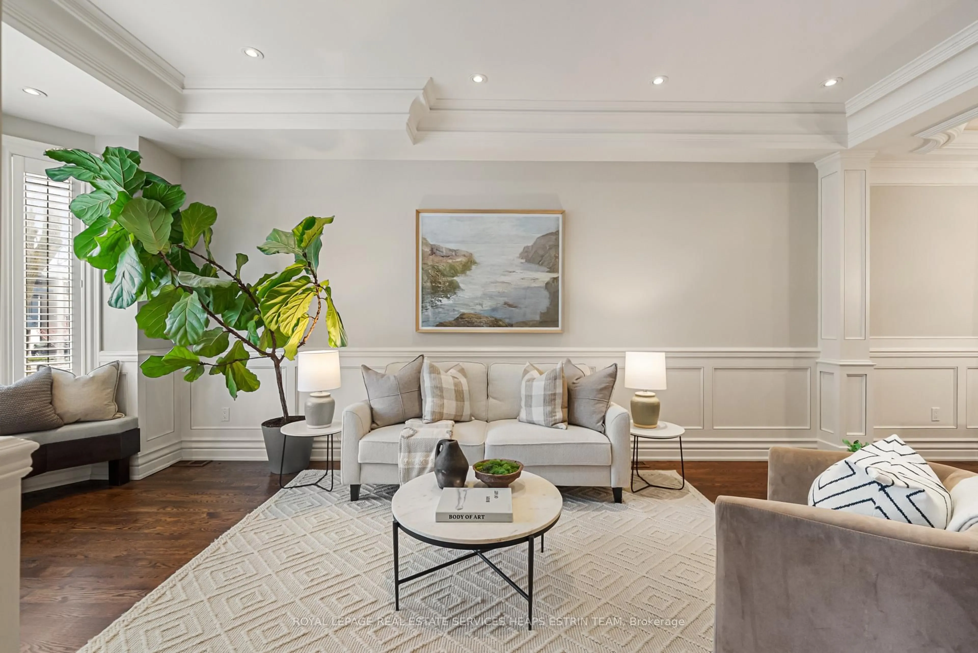 Living room with furniture, unknown for 82 Vanderhoof Ave, Toronto Ontario M4G 2H4