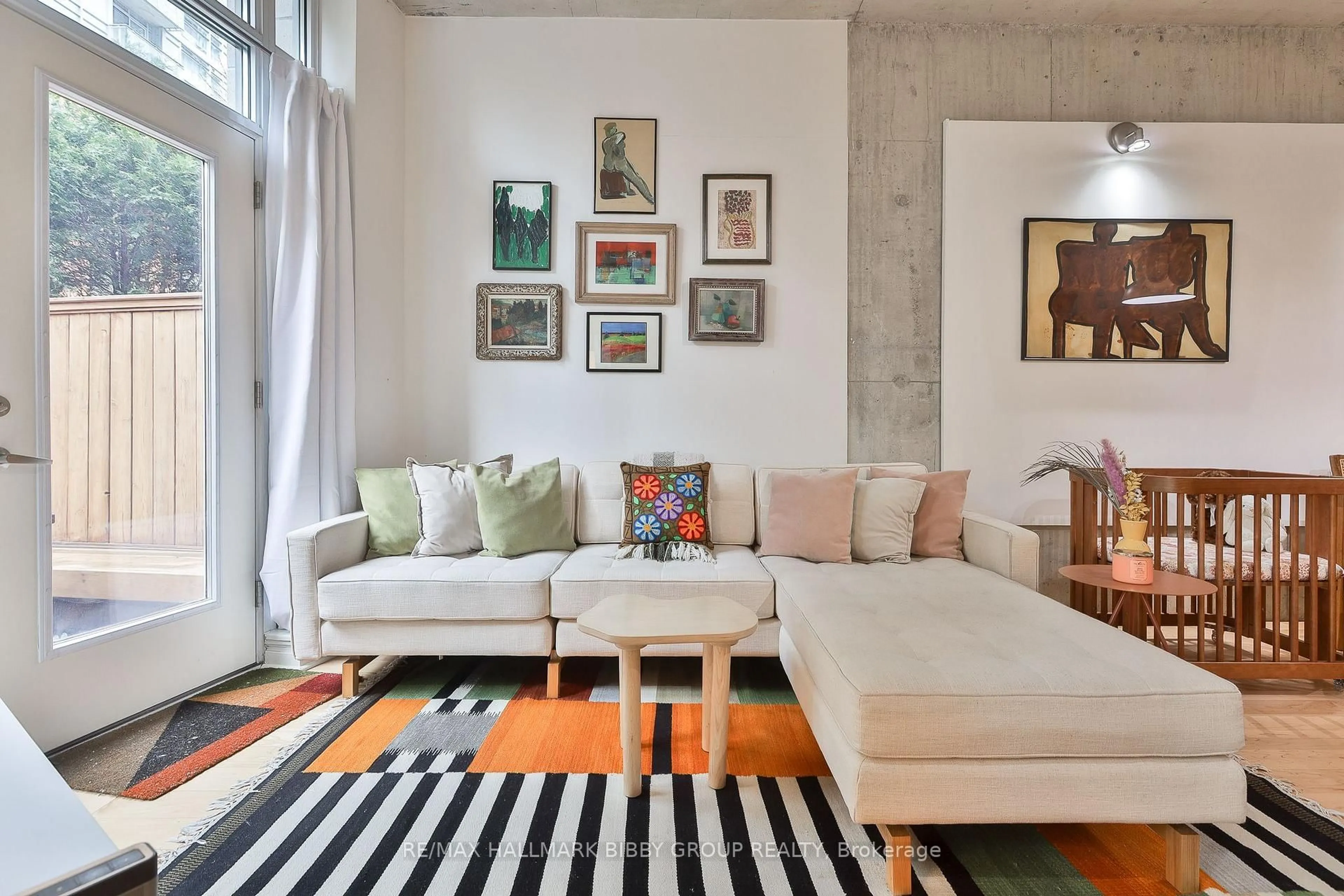 Living room with furniture, unknown for 150 Sudbury St #104, Toronto Ontario M6J 3S8