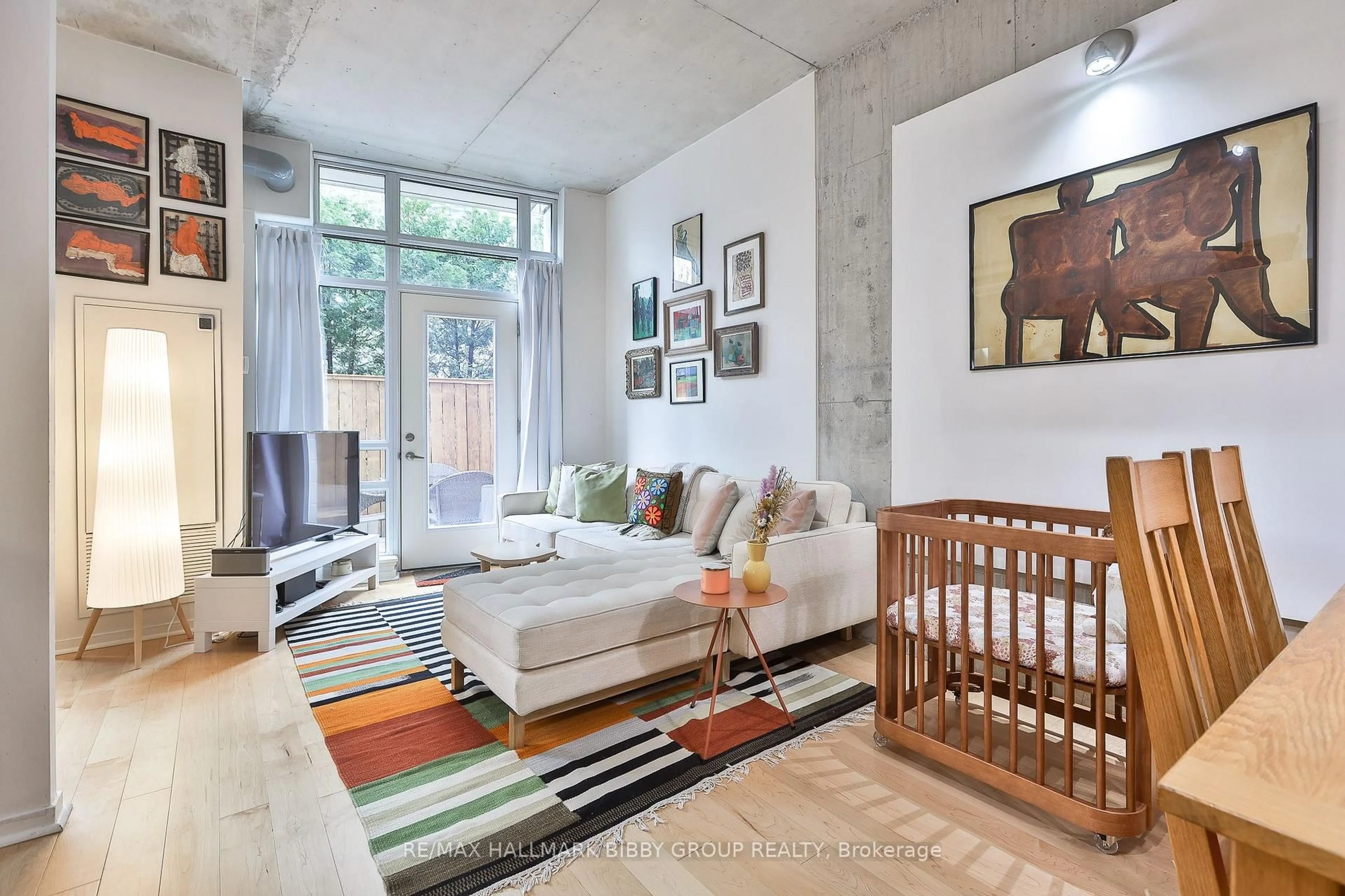 Living room with furniture, unknown for 150 Sudbury St #104, Toronto Ontario M6J 3S8