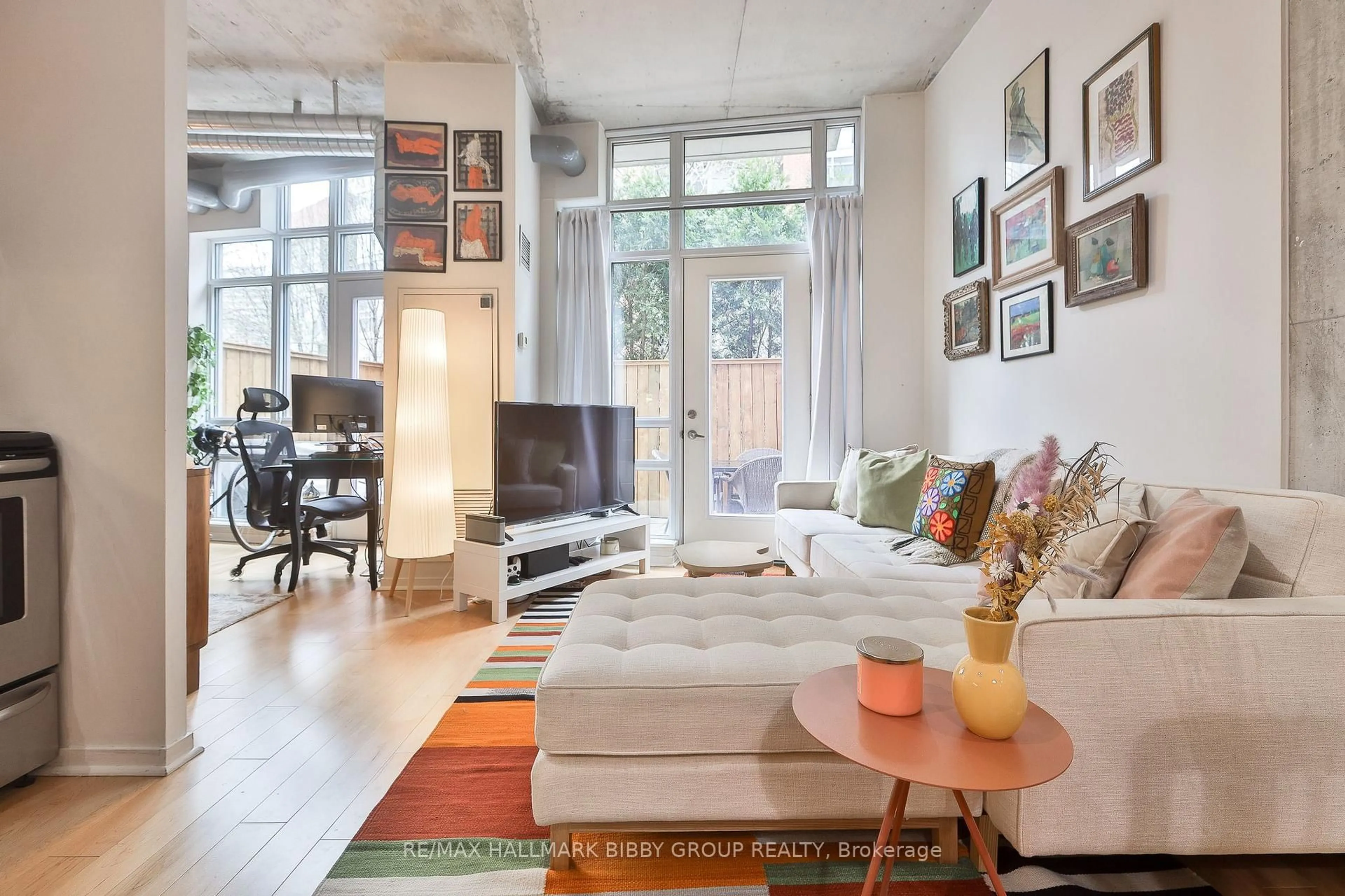 Living room with furniture, unknown for 150 Sudbury St #104, Toronto Ontario M6J 3S8