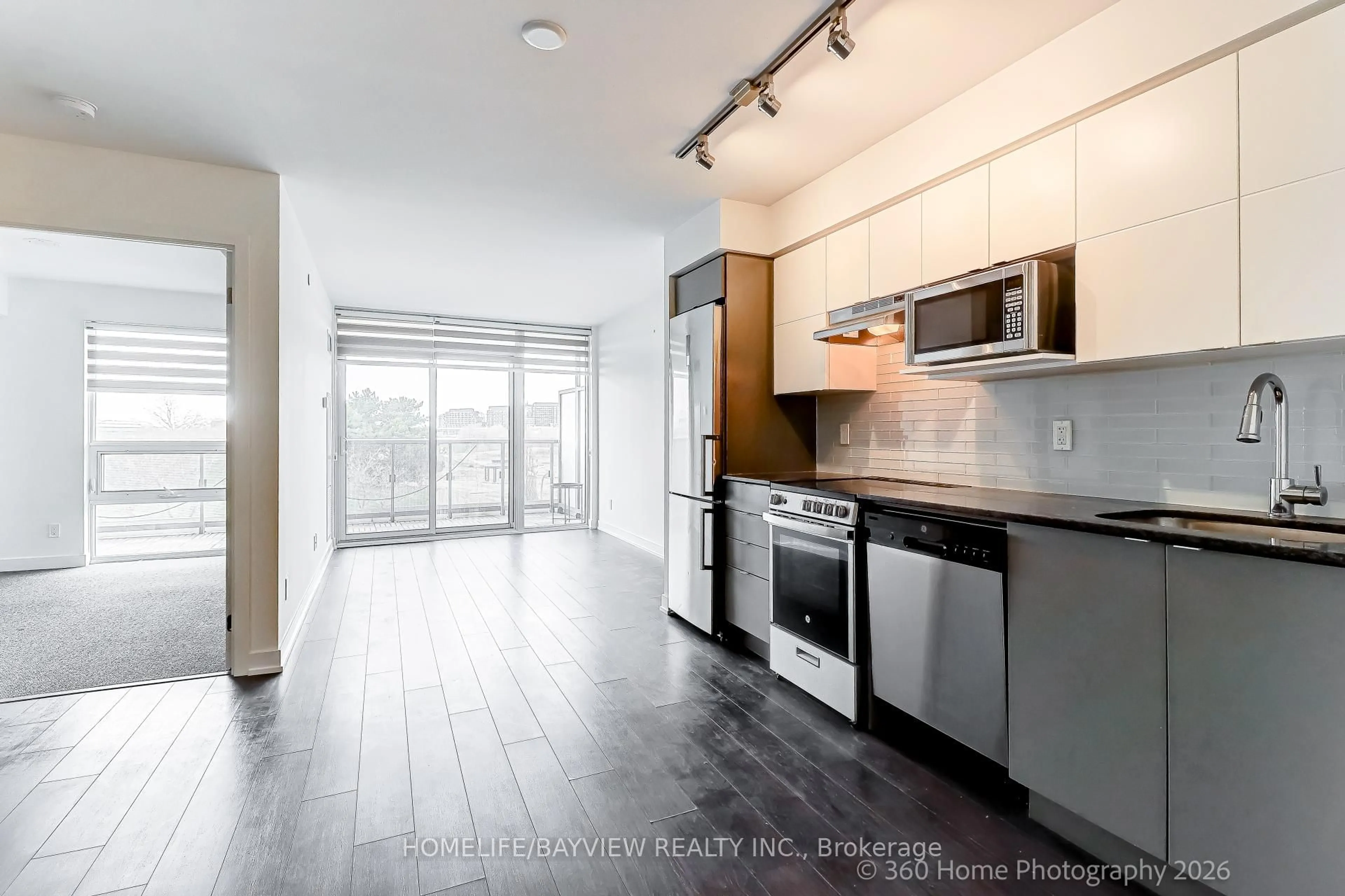 Open concept kitchen, unknown for 120 VARNA Dr ##510, Toronto Ontario M6A 0B3