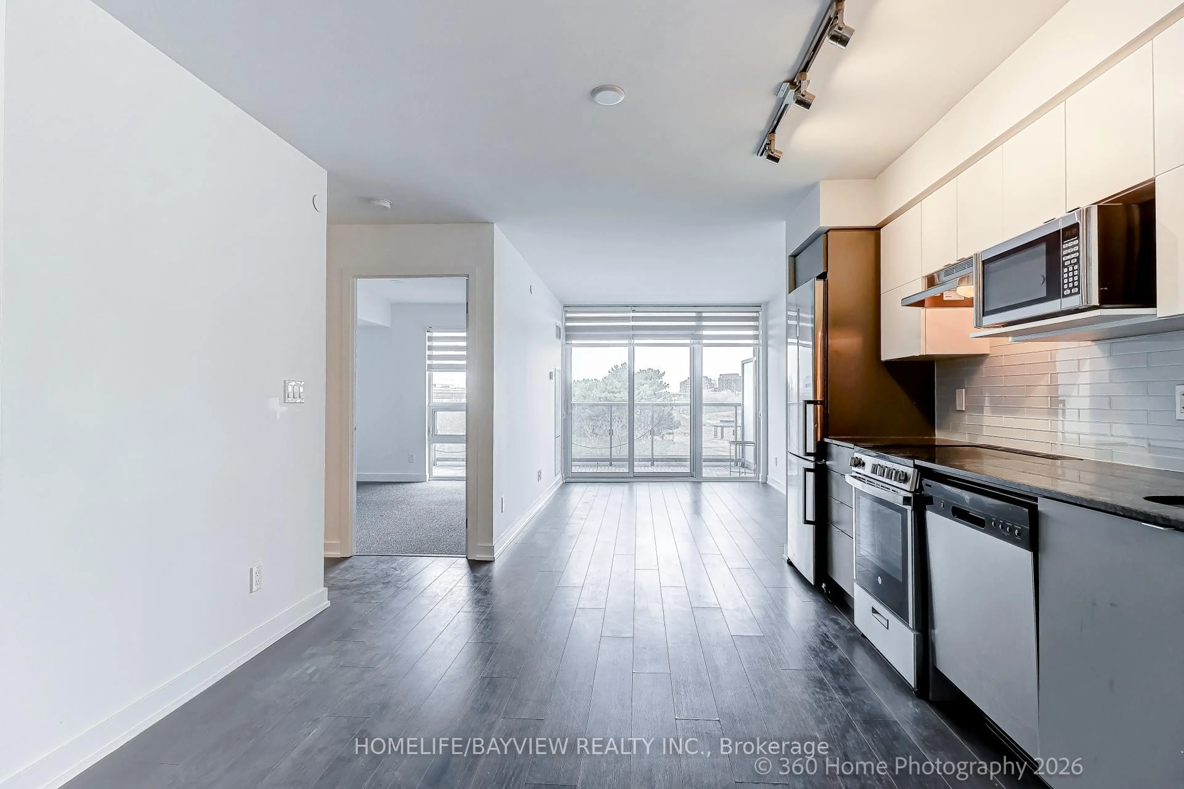 Open concept kitchen, unknown for 120 VARNA Dr ##510, Toronto Ontario M6A 0B3