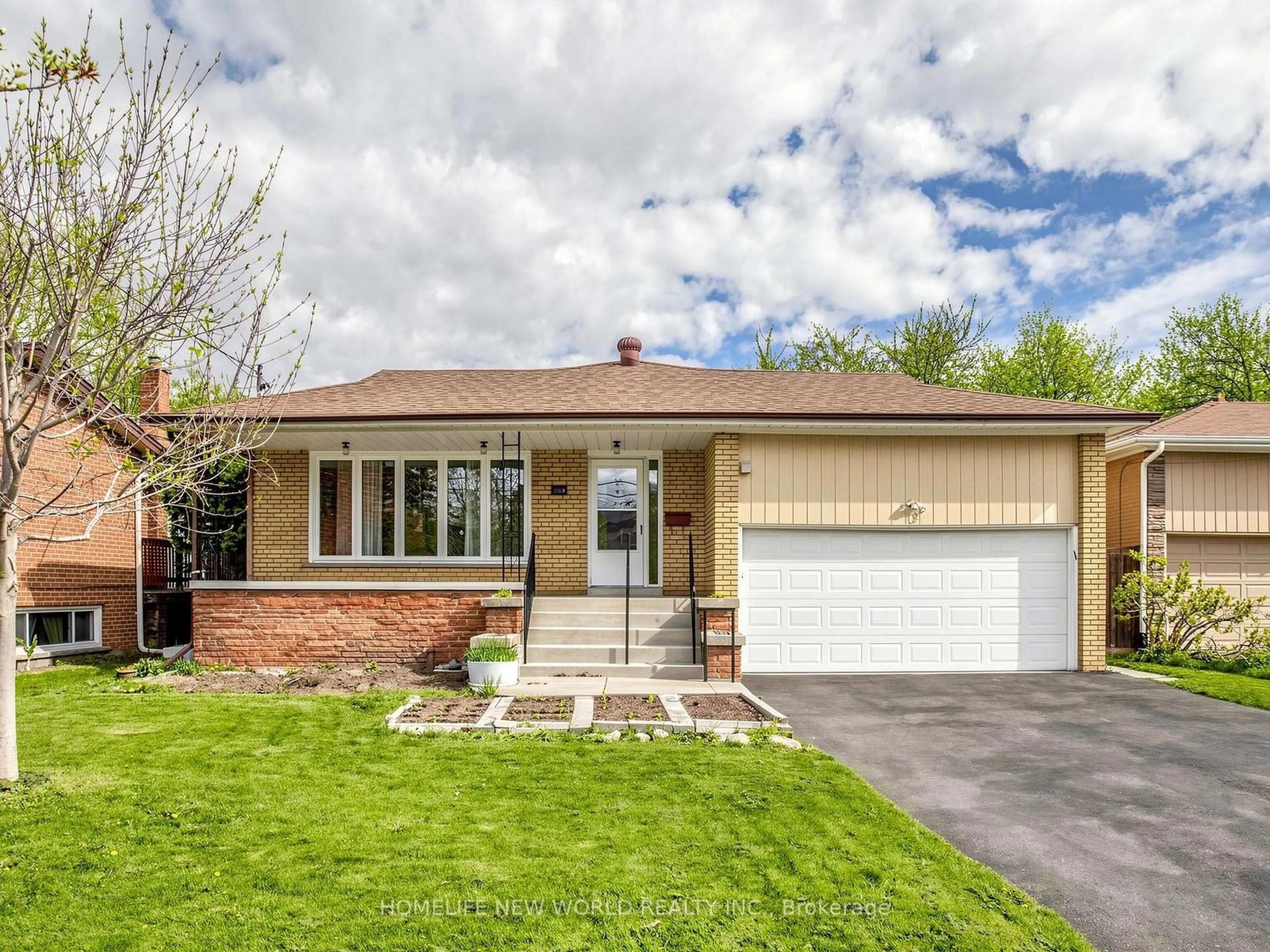 Home with brick exterior material, street for 19 Robingrove Rd, Toronto Ontario M2R 2Z6