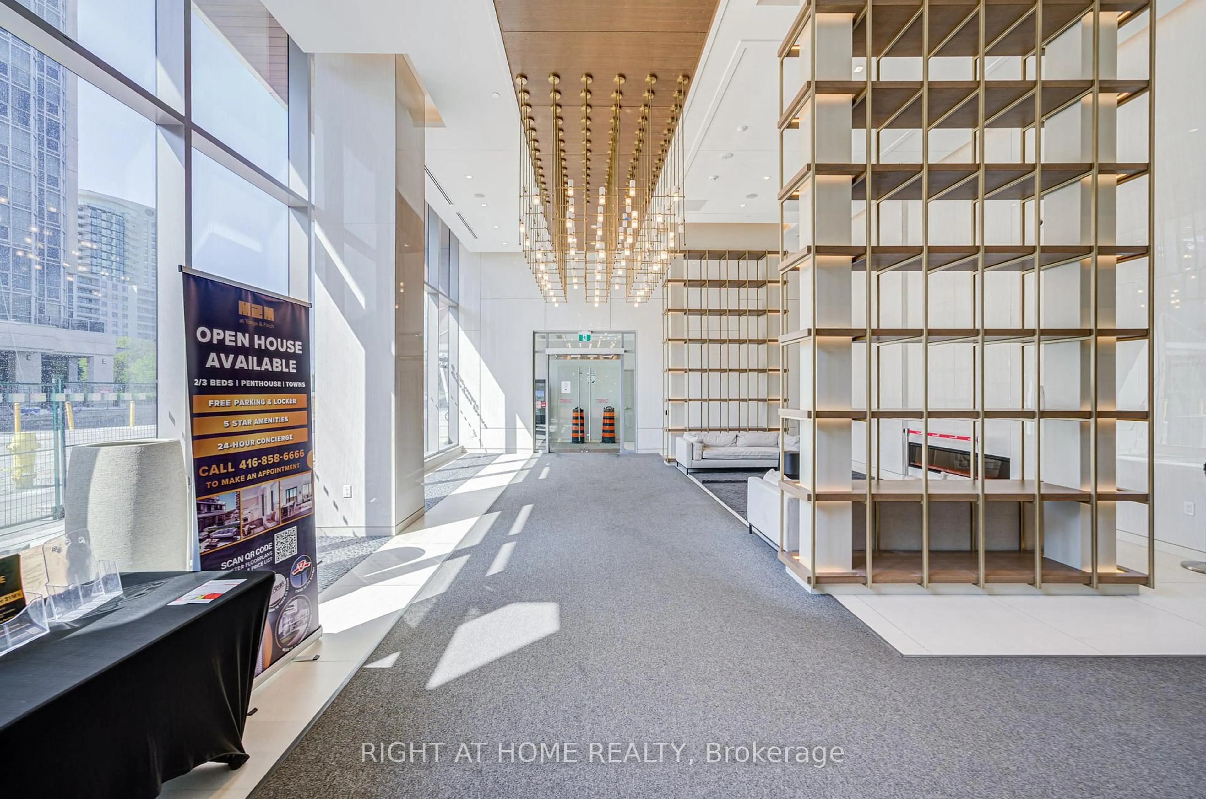 Indoor foyer for 8 Olympic Garden Dr #S2410, Toronto Ontario M2M 0B9