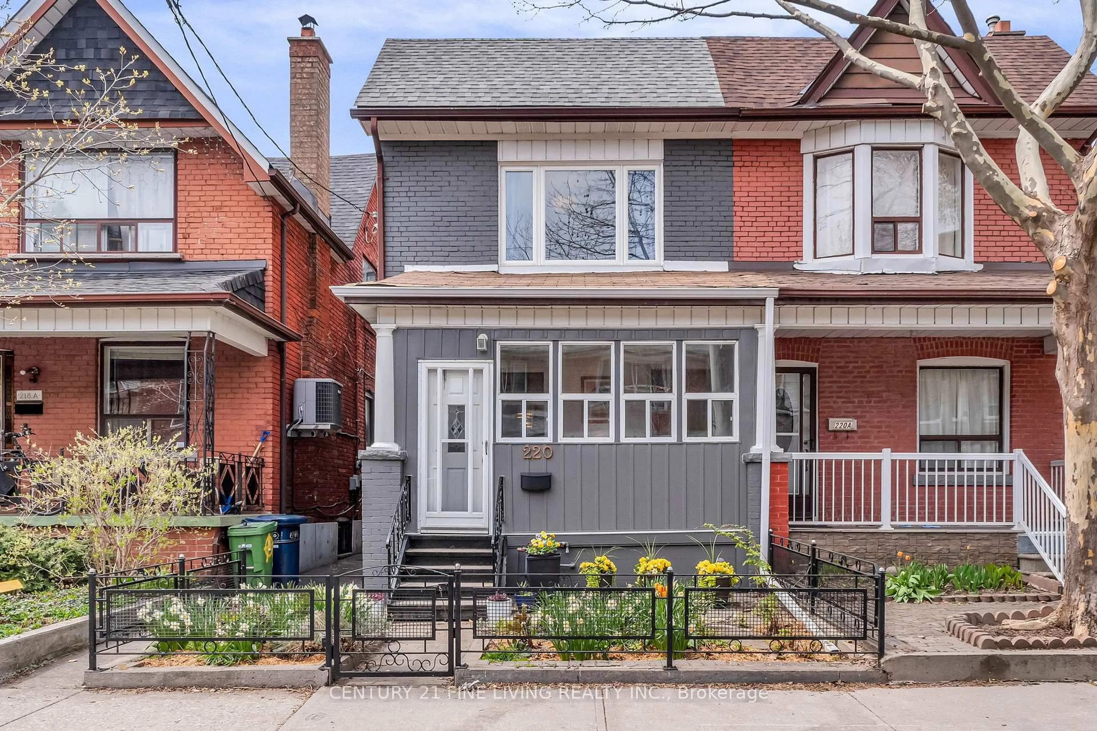 Home with brick exterior material, street for 220 St Helen's Ave, Toronto Ontario M6H 4A3