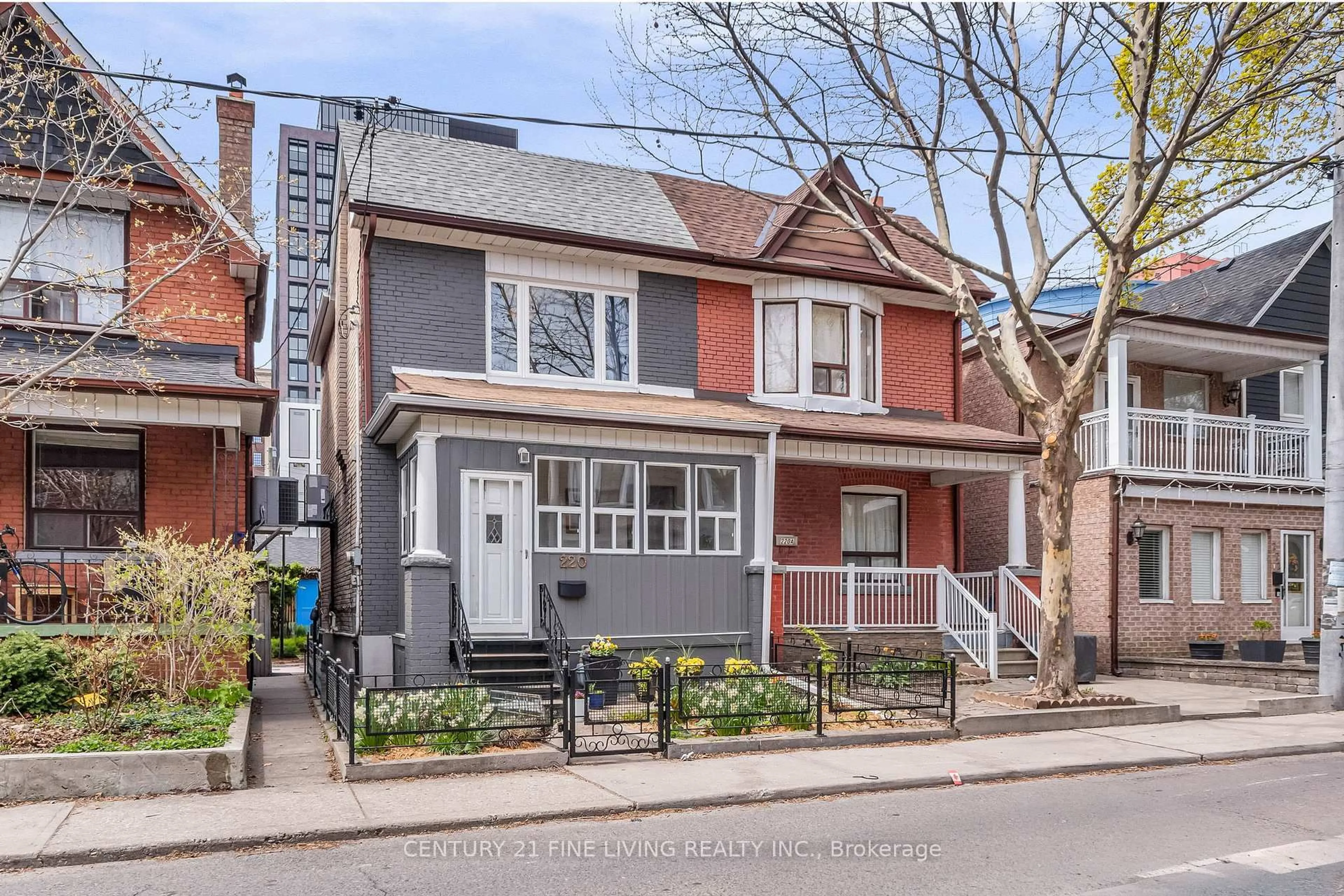 Home with brick exterior material, street for 220 St Helen's Ave, Toronto Ontario M6H 4A3