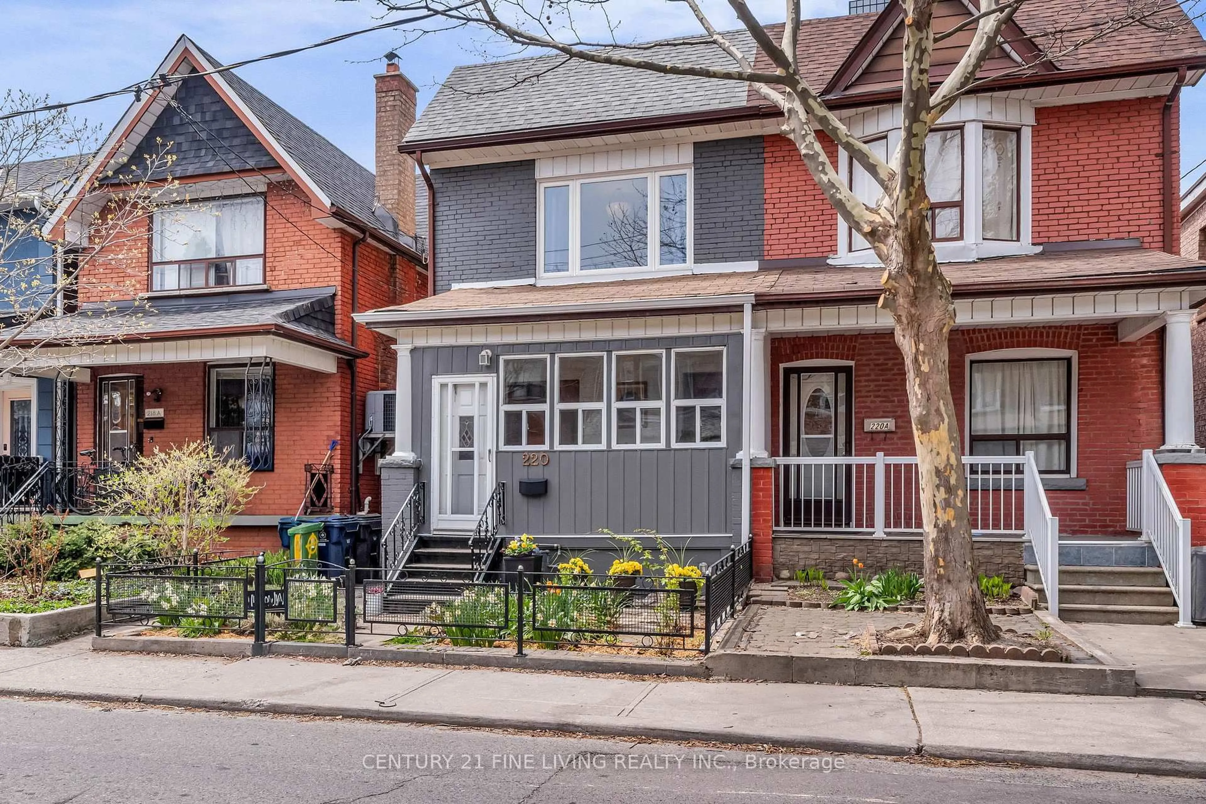 Home with brick exterior material, street for 220 St Helen's Ave, Toronto Ontario M6H 4A3