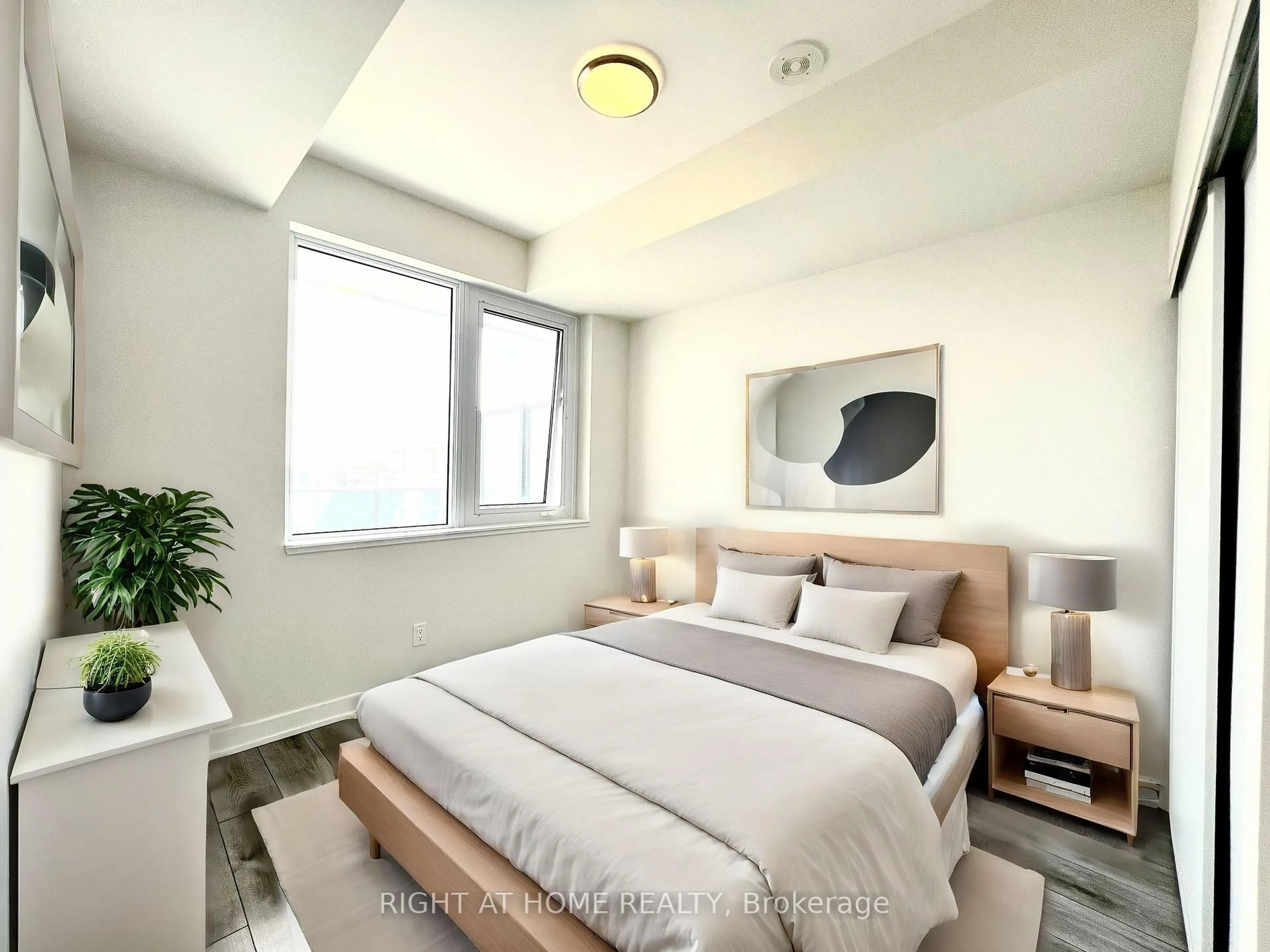 Bedroom with bed, unknown for 15 Ellerslie Ave #2301, Toronto Ontario M2N 0L7