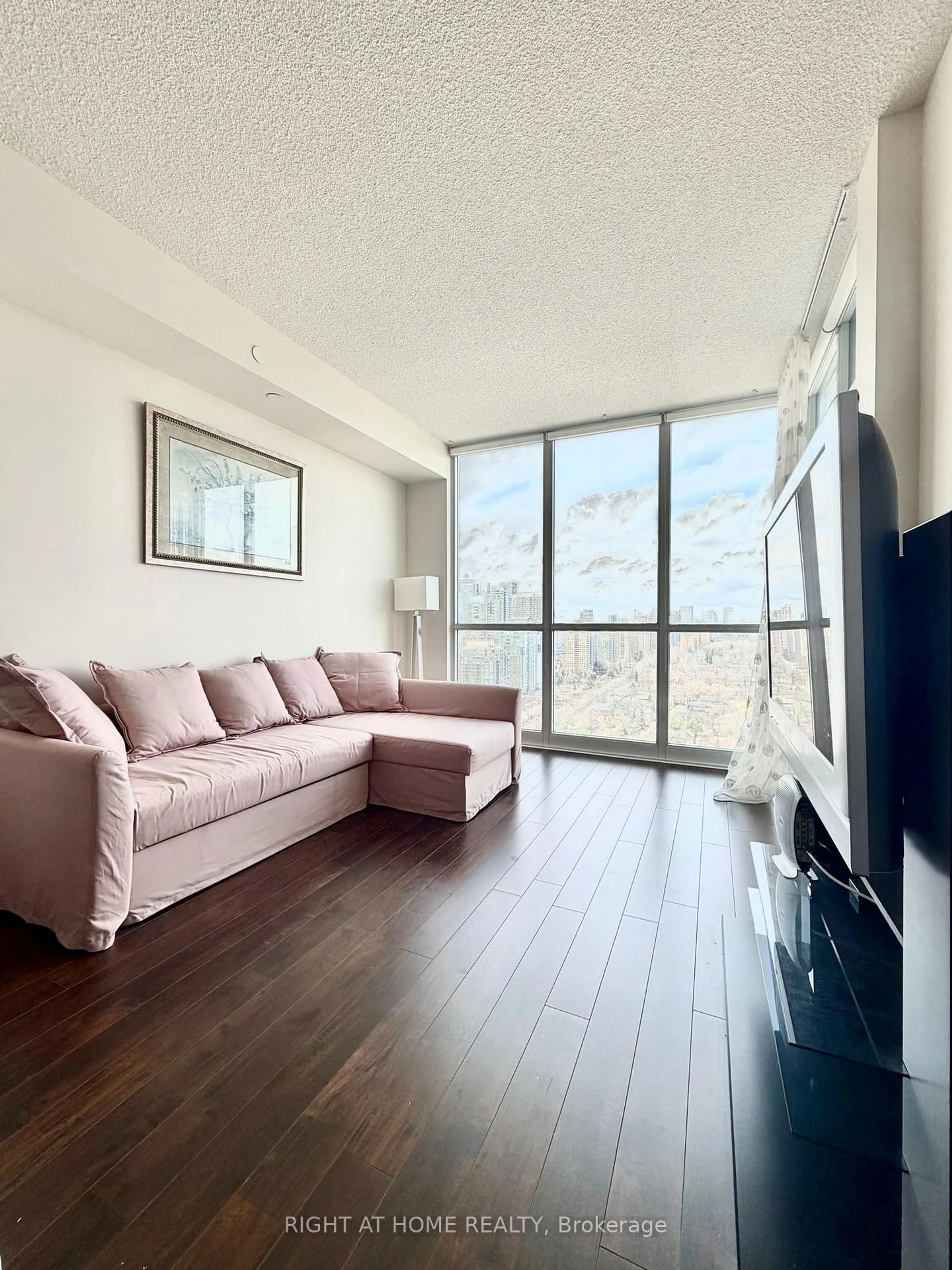 Living room with furniture, unknown for 88 Sheppard Ave #2408, Toronto Ontario M2N 6Y2