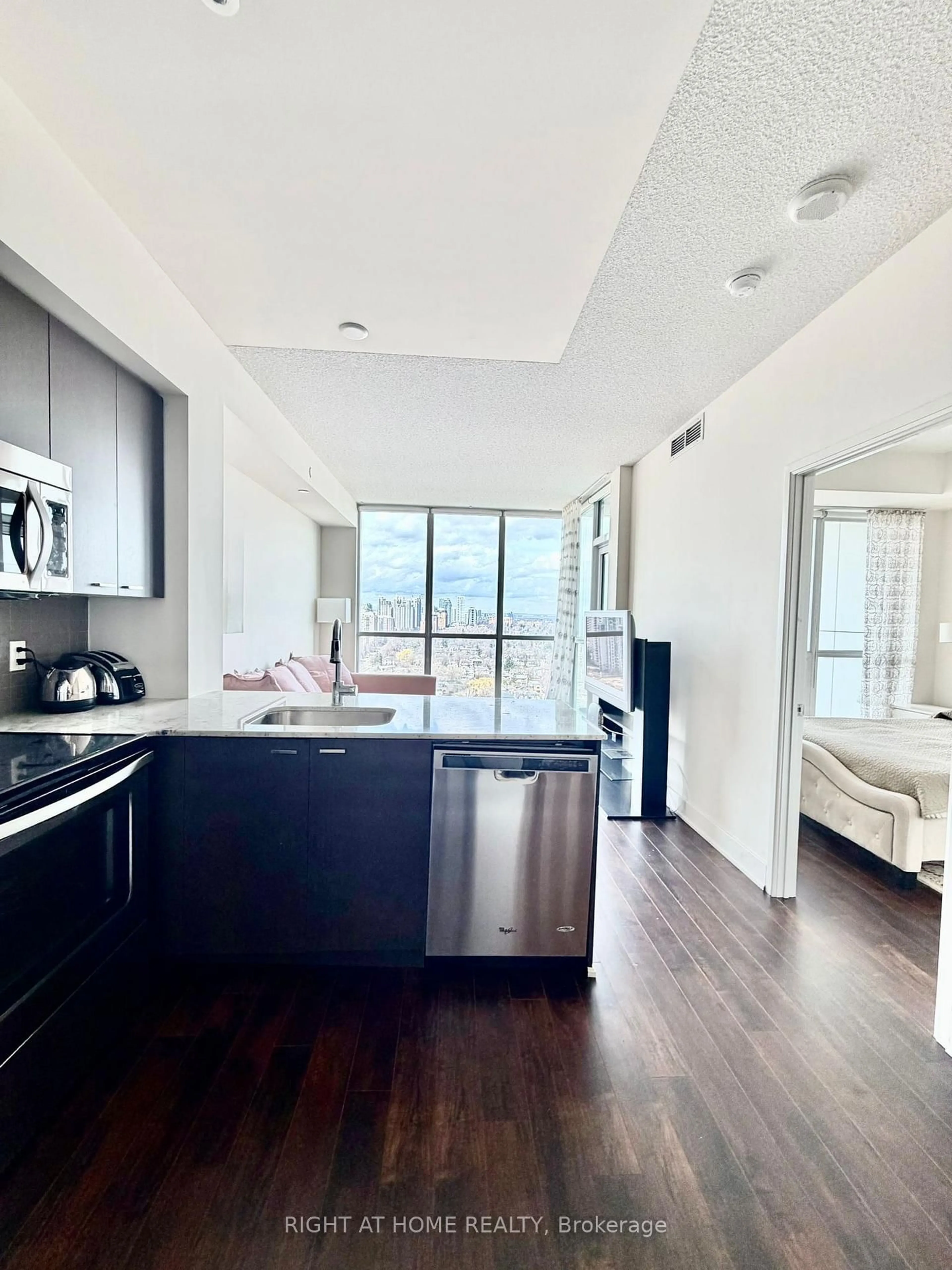 Open concept kitchen, unknown for 88 Sheppard Ave #2408, Toronto Ontario M2N 6Y2