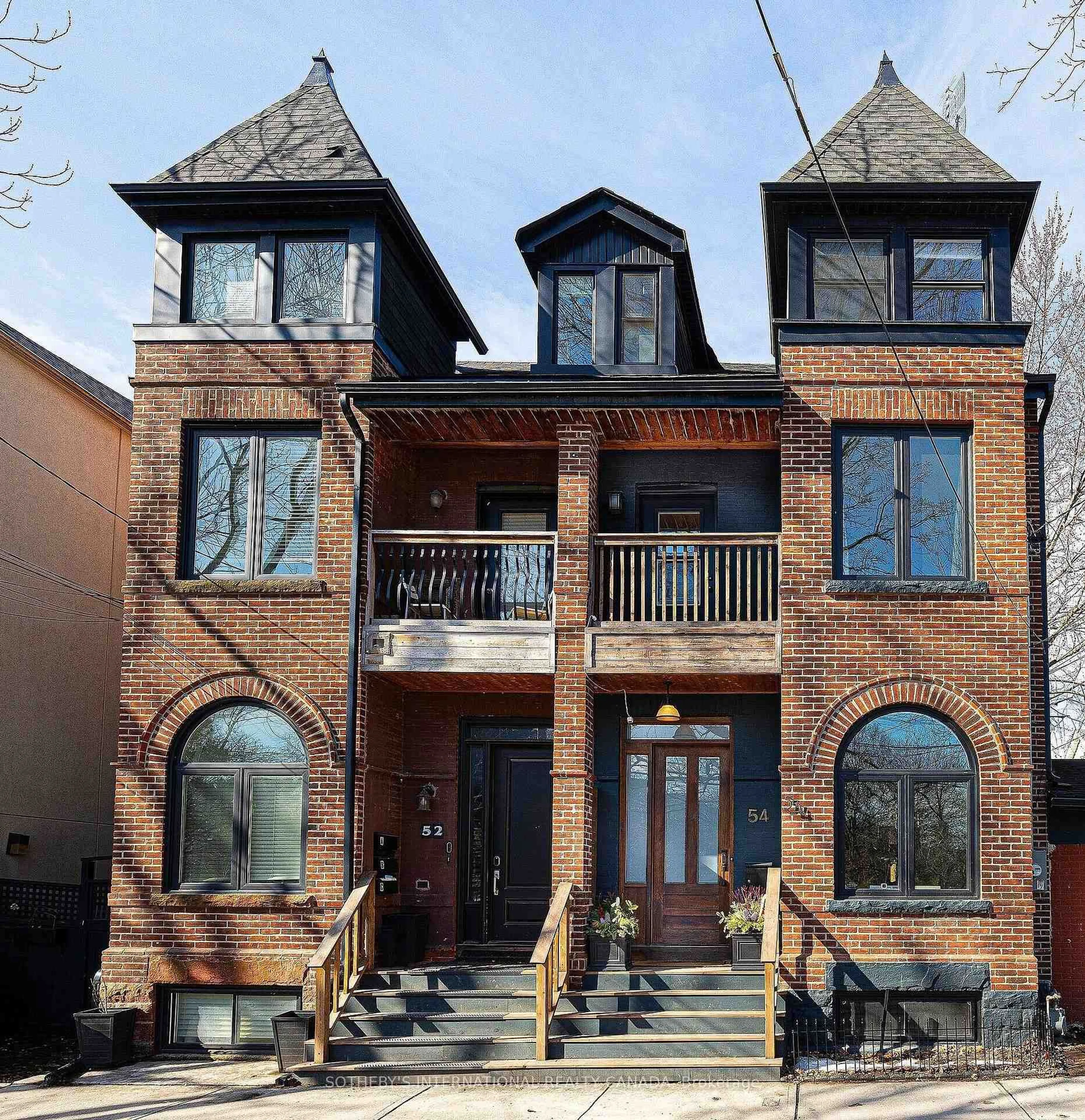 Home with brick exterior material, street for 54 Stanley Terr, Toronto Ontario M6J 2R4