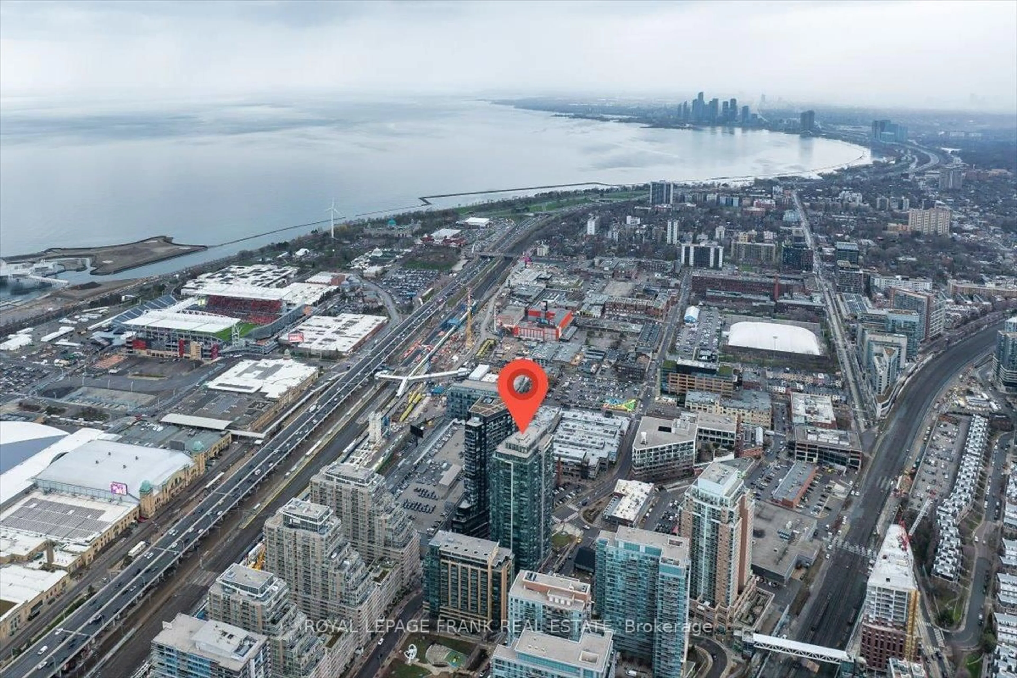 Picture of a map for 150 East Liberty St #405, Toronto Ontario M6K 3R5