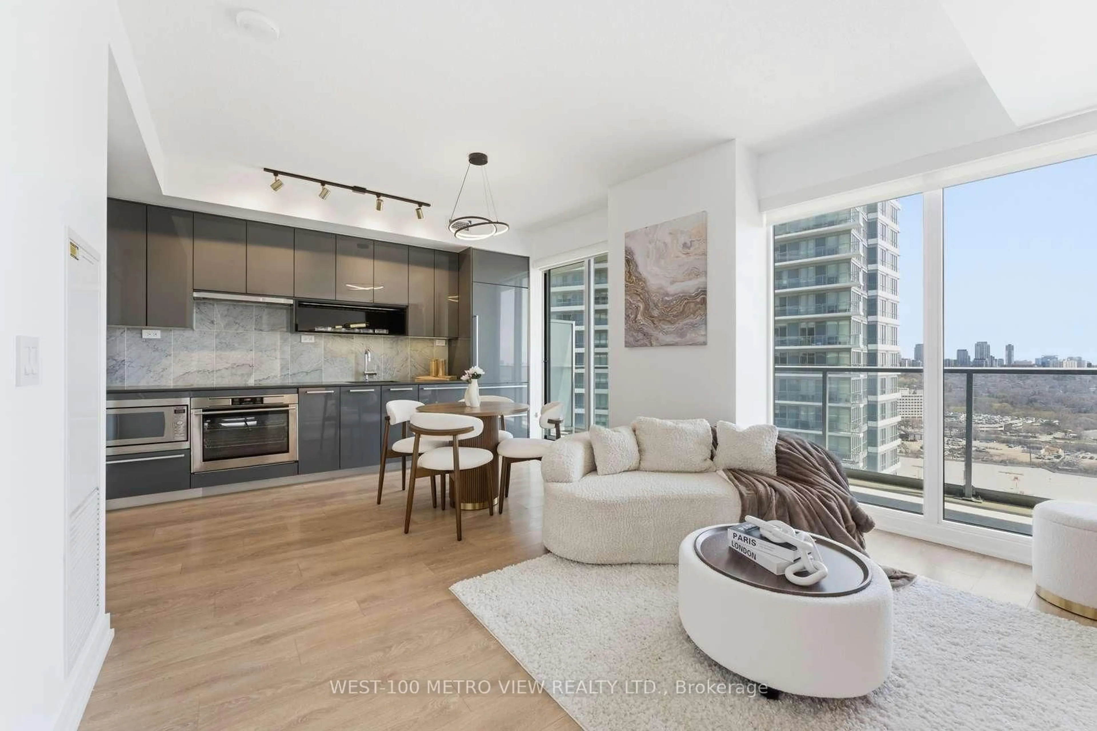 Open concept kitchen, unknown for 115 Mcmahon Dr #2010, Toronto Ontario M2K 0E3