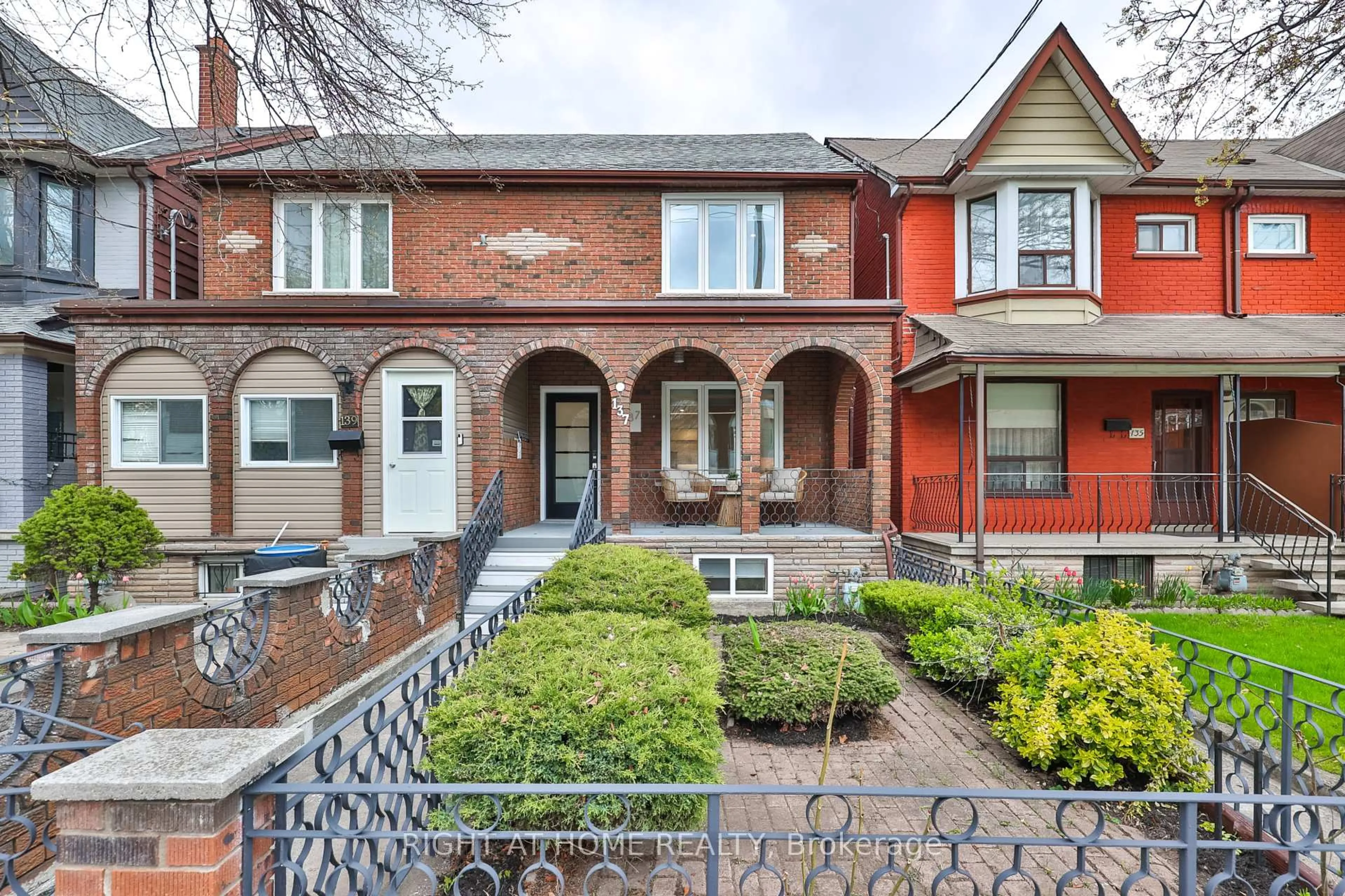 Home with brick exterior material, street for 137 Gladstone Ave, Toronto Ontario M6J 3L1