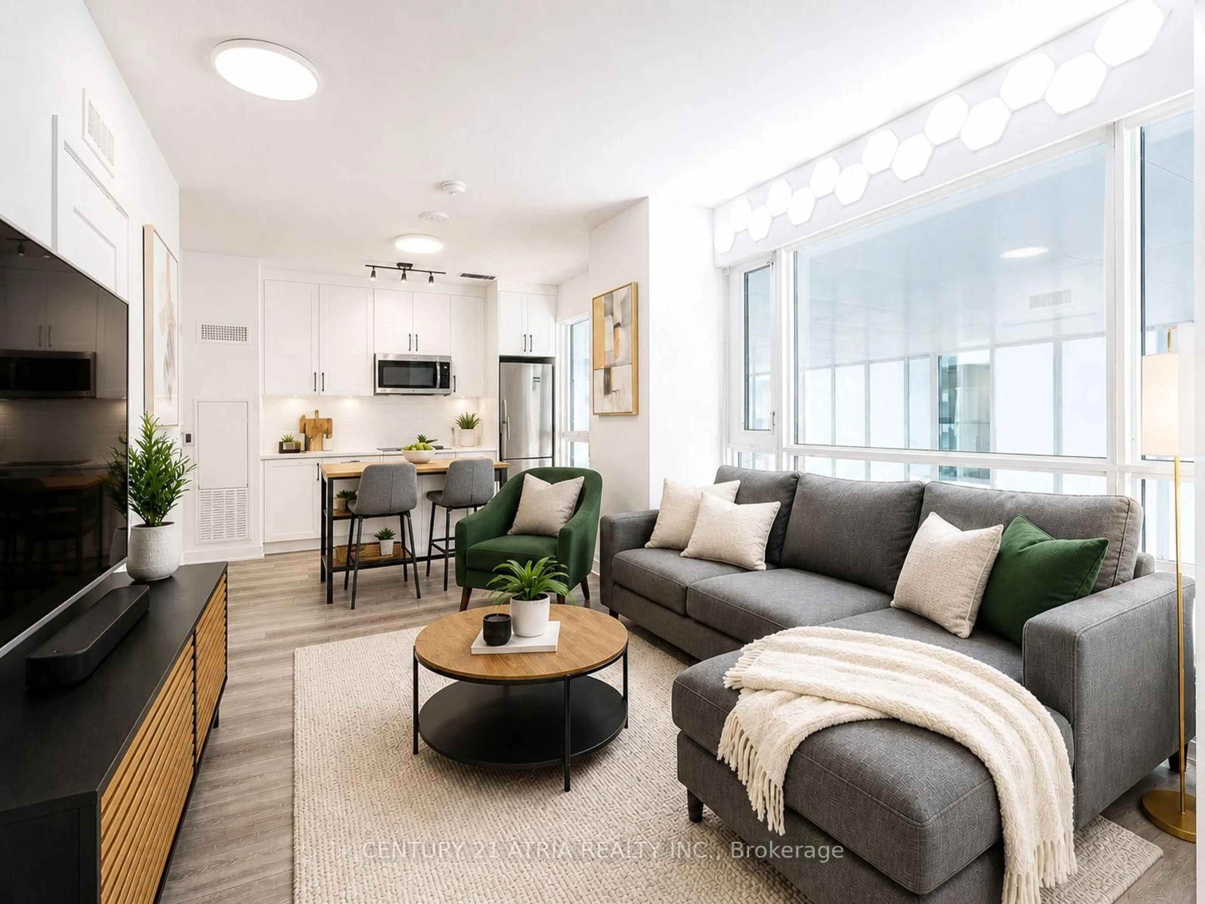 Living room with furniture, unknown for 135 Lower Sherbourne St #420, Toronto Ontario M5A 1Y4
