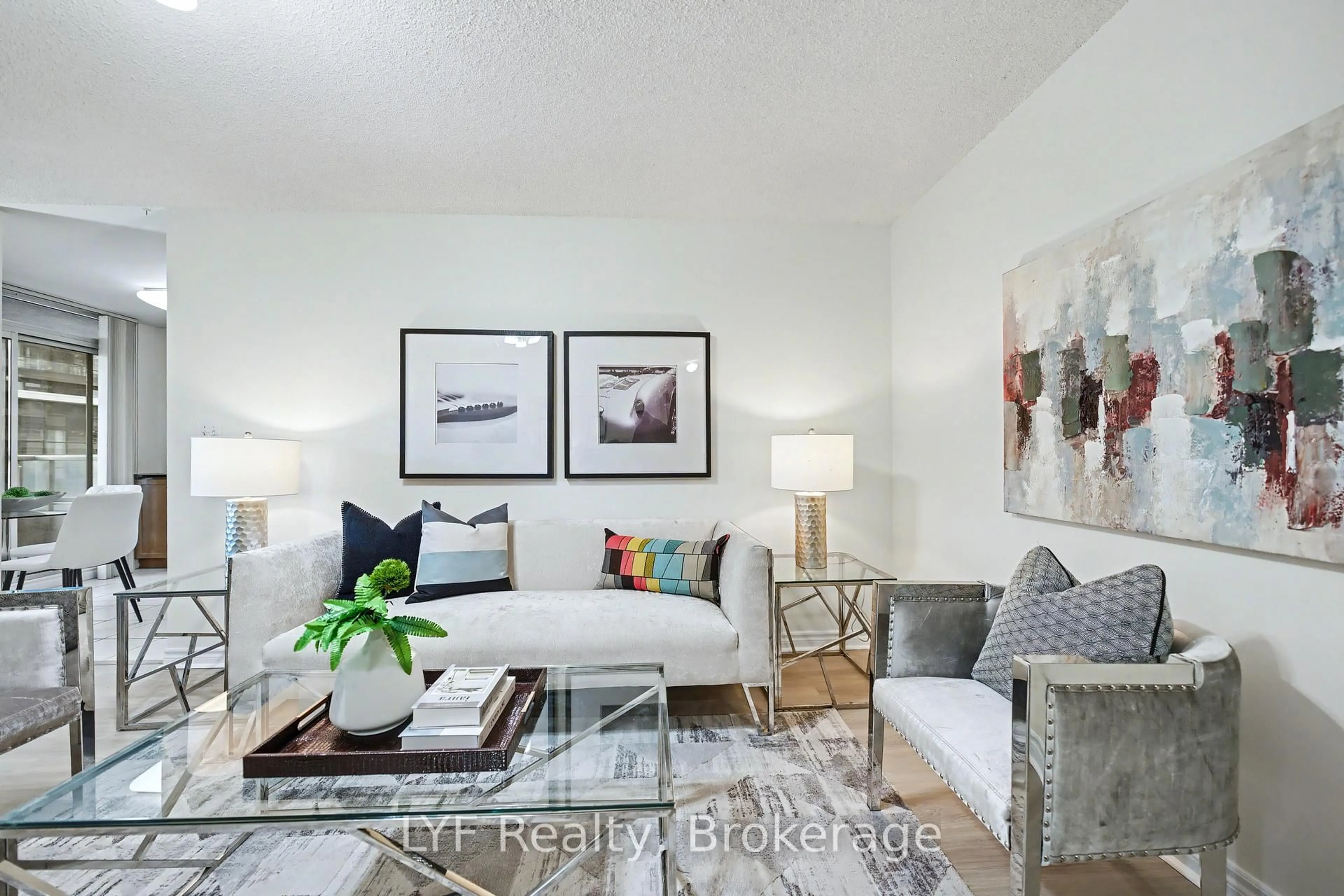 Living room with furniture, unknown for 18 Spring Garden Ave #802, Toronto Ontario M2N 7M2